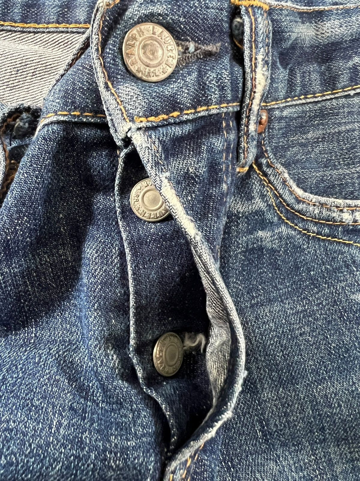 RRL Ralph Lauren Vintage RRL Slim Fit Light Bootcut Jeans Size 32" / US 10 / IT 46 - 14 Thumbnail