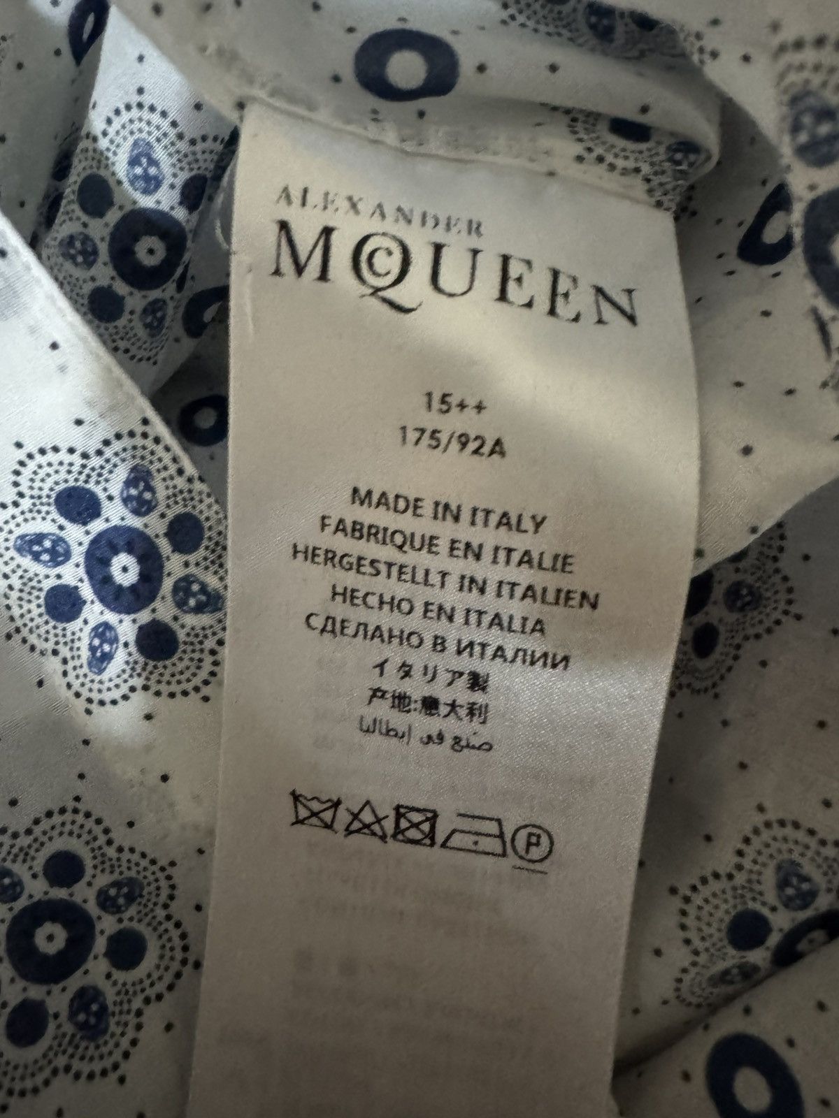 Alexander McQueen Alexander Mcqueen shirt size M Size 48S - 4 Thumbnail