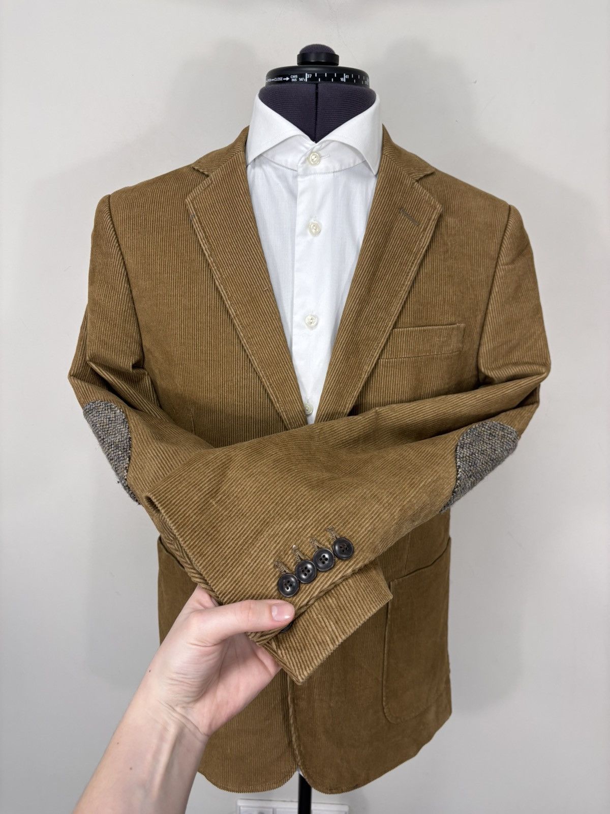 Harris Tweed Sterling 1958 Men’s Corduroy Blazer Jacket Sport Coat Size 40R - 10 Thumbnail