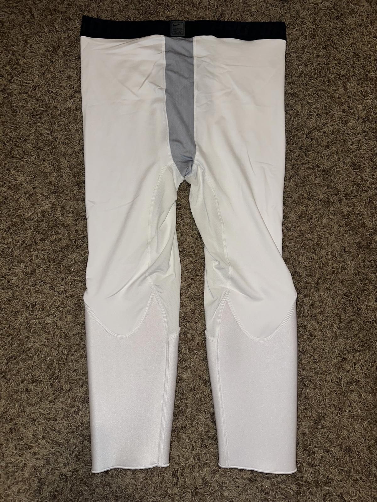 Nike Nike Men’s NBA Pro Hyperstrong Padded Pants White Tights Size US 40 / EU 56 - 7 Thumbnail
