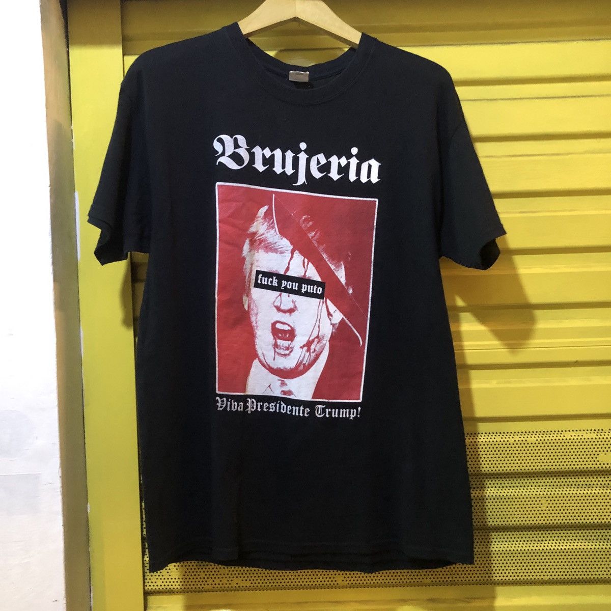 Band Tees × Gildan Brujeria Viva La Raja Donald Trump Size US L / EU 52-54 / 3 - 1 Thumbnail
