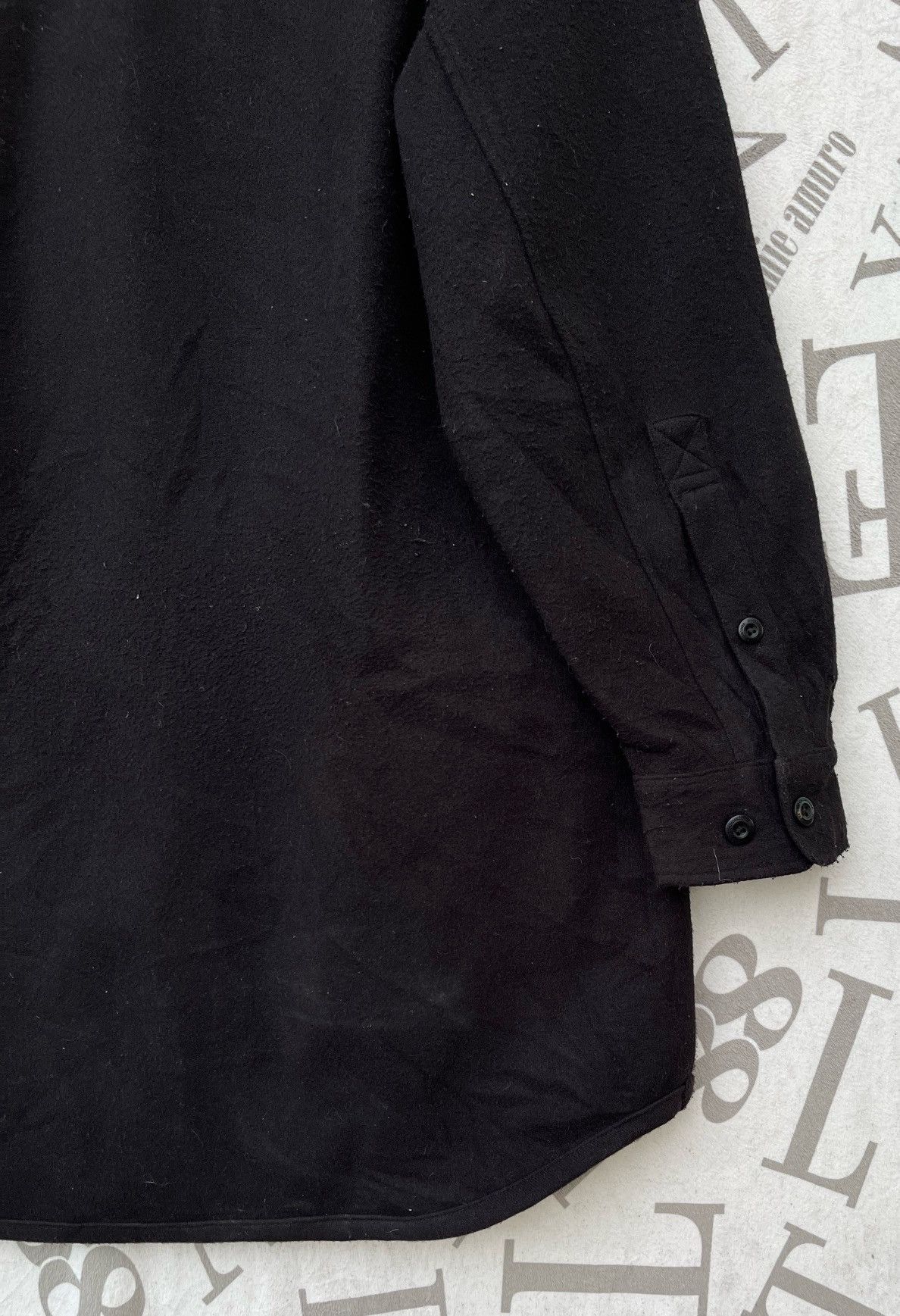 Undercover × Uniqlo 🔥F/W 2021 UNDERCOVER x GU KNIT MELTON LONG SHIRT Size US XS / EU 42 / 0 - 14 Thumbnail