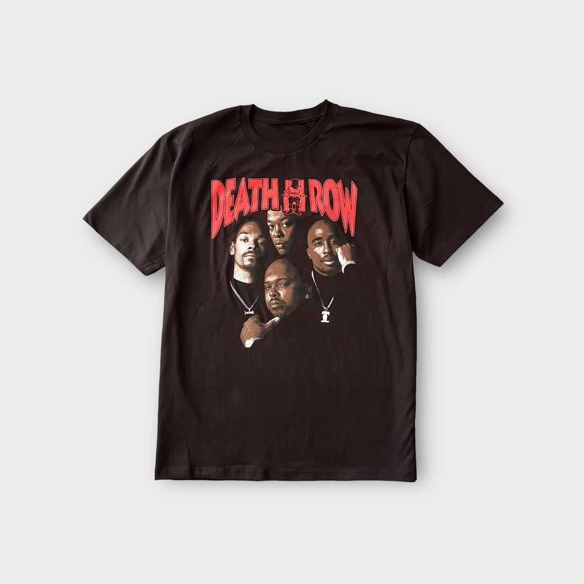 Vintage Death Row black t shirt L (reprint) Size US XL / EU 56 / 4 - 2 Thumbnail