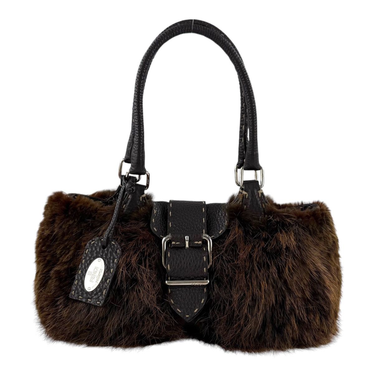 Fendi Fendi Selleria Fur Shoulder Bag Size ONE SIZE - 1 Thumbnail