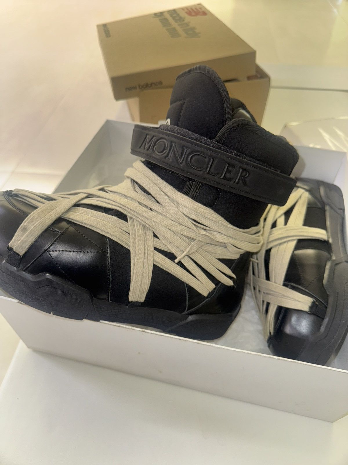 Moncler × Rick Owens × Rick Owens Drkshdw Moncler Rick Owens Snow Boots Size US 10 / EU 43 - 2 Thumbnail