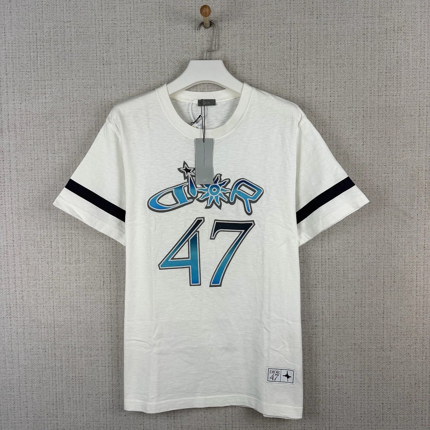 Dior Dior x Lewis Hamilton 47 Logo T-Shirt Size XL Size US XL / EU 56 / 4 - 1 Thumbnail