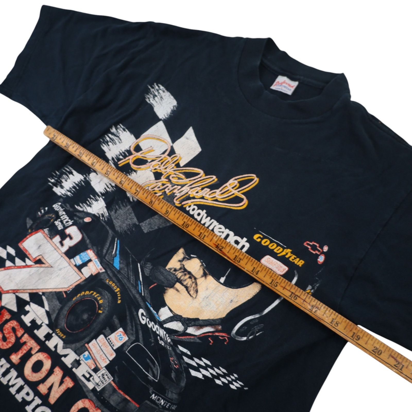 NASCAR × Vintage VTG 90s Dale Earnhardt Winston Cup Champion Graphic T Shirt Size US L / EU 52-54 / 3 - 6 Thumbnail