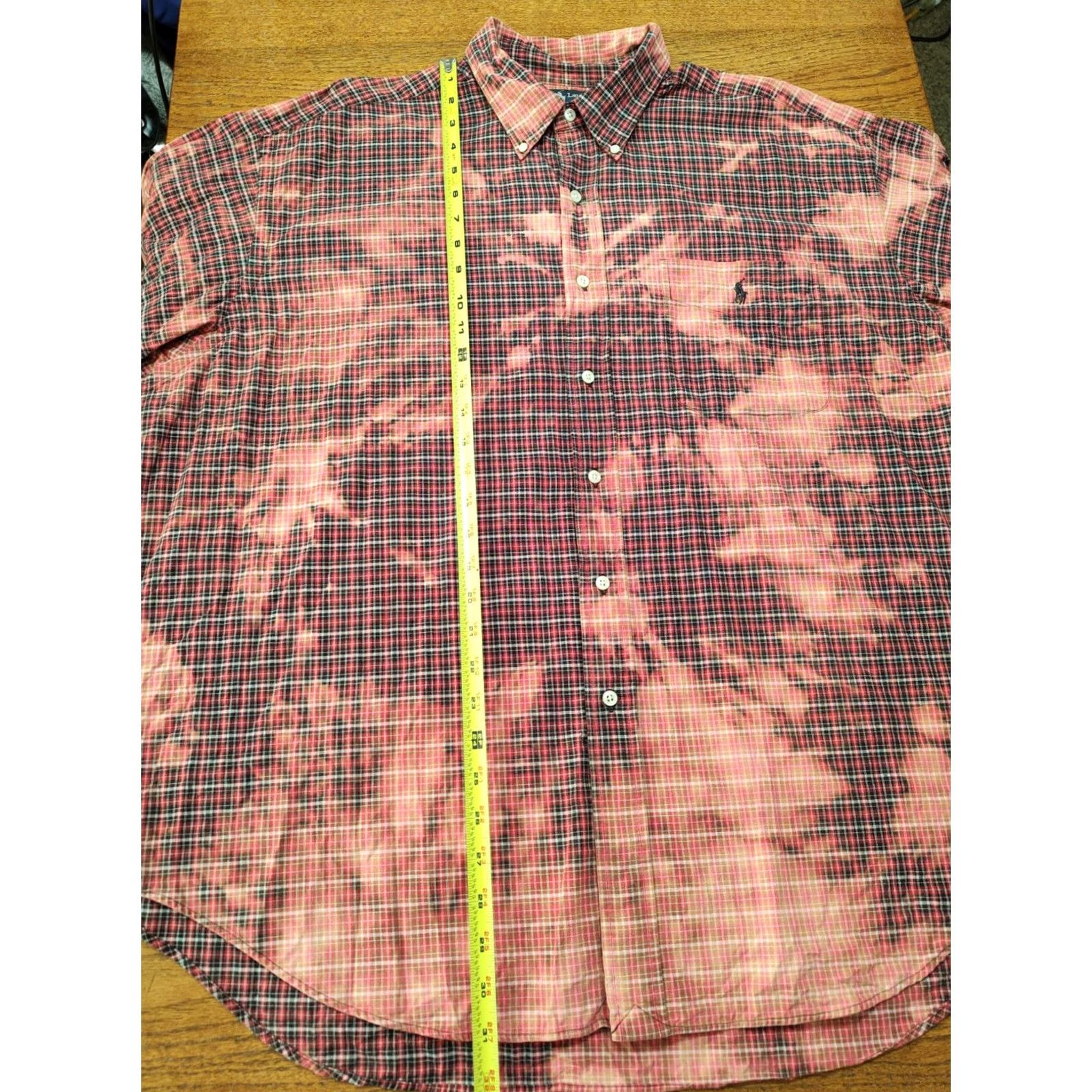 Ralph Lauren VINTAGE Polo Ralph Lauren Big Shirt Button-Down Shirt XL Mens Red 90s Retro College Hip Hop Preppy USA Size US XL / EU 56 / 4 - 6 Thumbnail