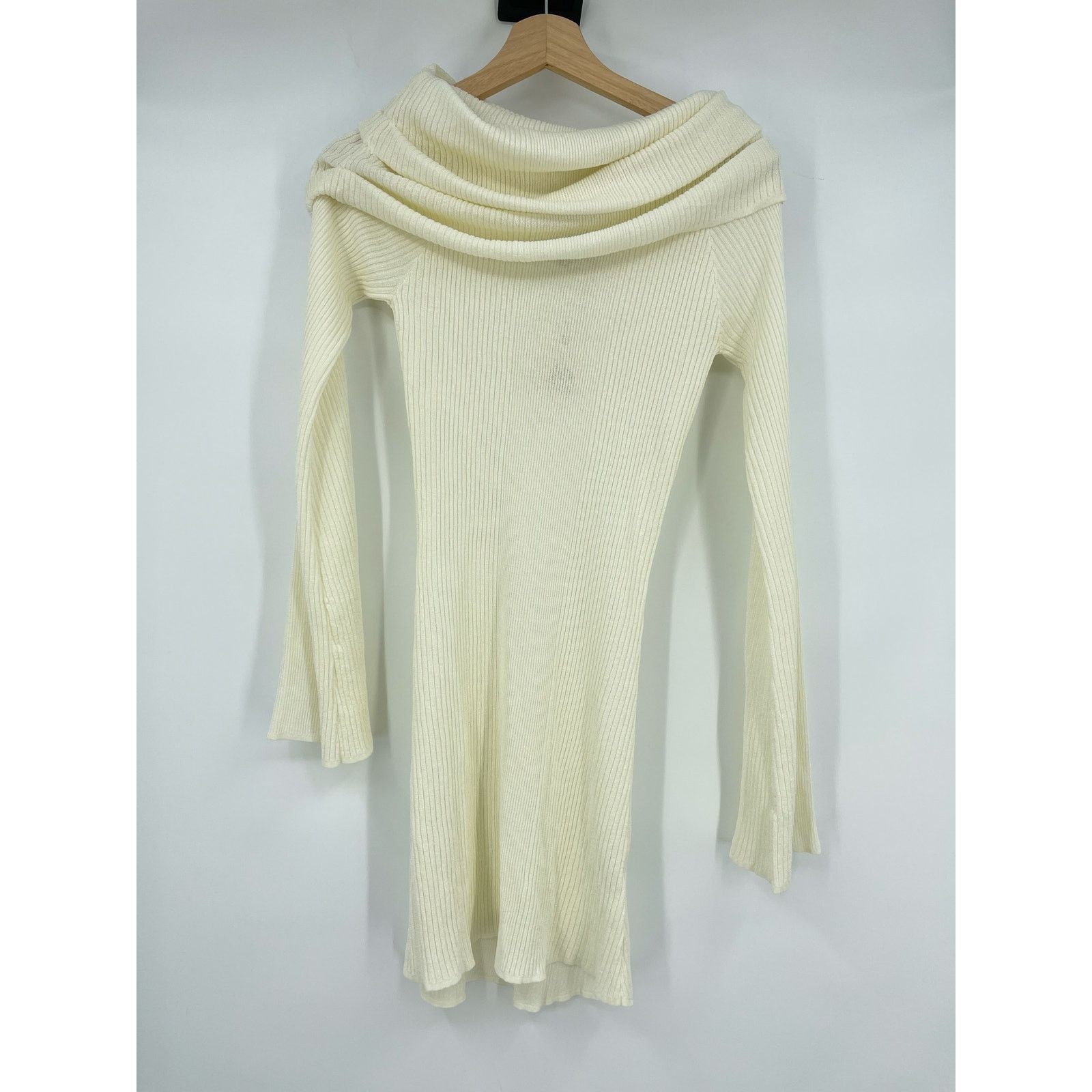 SER.O.YA SER.O.YA | NWT Galli Mini Dress in Eggshell Knit M Size M / US 6-8 / IT 42-44 - 3 Thumbnail