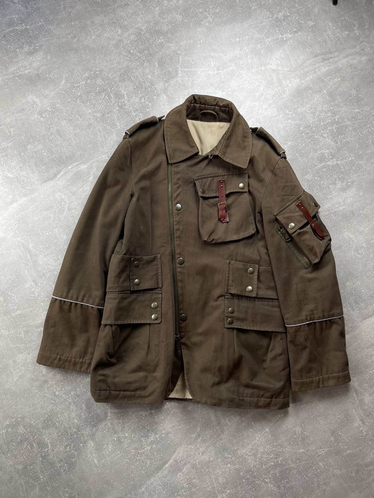 Andrew Mackenzie Vintage Andrew Mackenzie Military Jacket 00s Avant Garde Size US L / EU 52-54 / 3 - 3 Thumbnail
