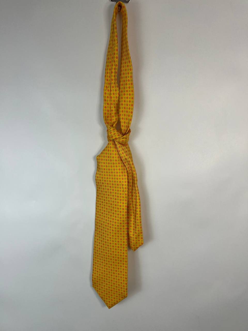 Kiton KITON NAPOLI TIE GEOMETRIC SILK HANDMADE LUXURY NECKTIE Size ONE SIZE - 1 Thumbnail