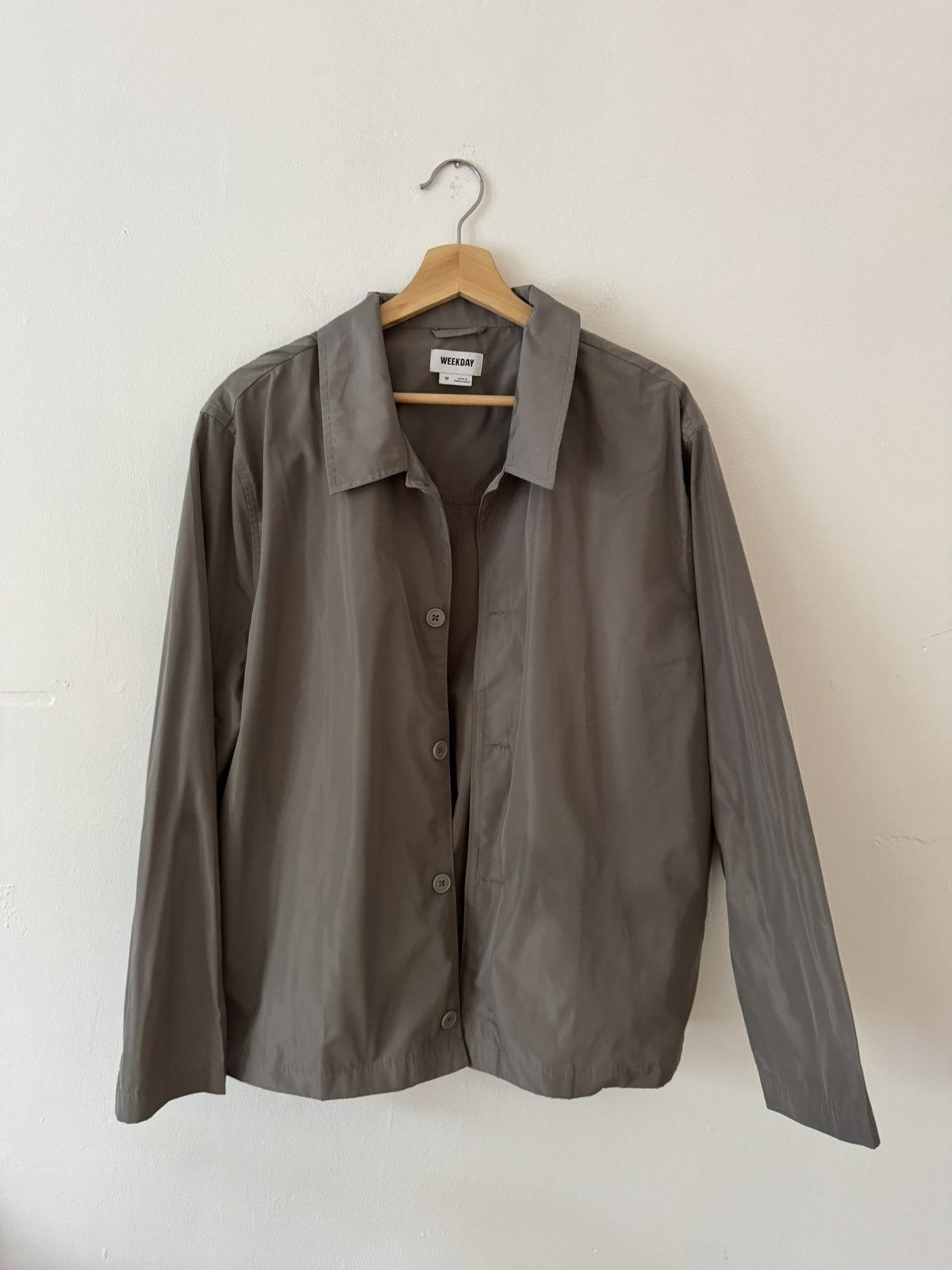 Weekday Weekday grey windbreaker jacket Size US M / EU 48-50 / 2 - 1 Thumbnail