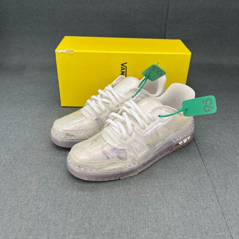 Louis Vuitton Louis Vuitton Trainer Monogram Crystal Lowtop Sneakers 0079 Size US 8 / EU 41 - 1 Thumbnail