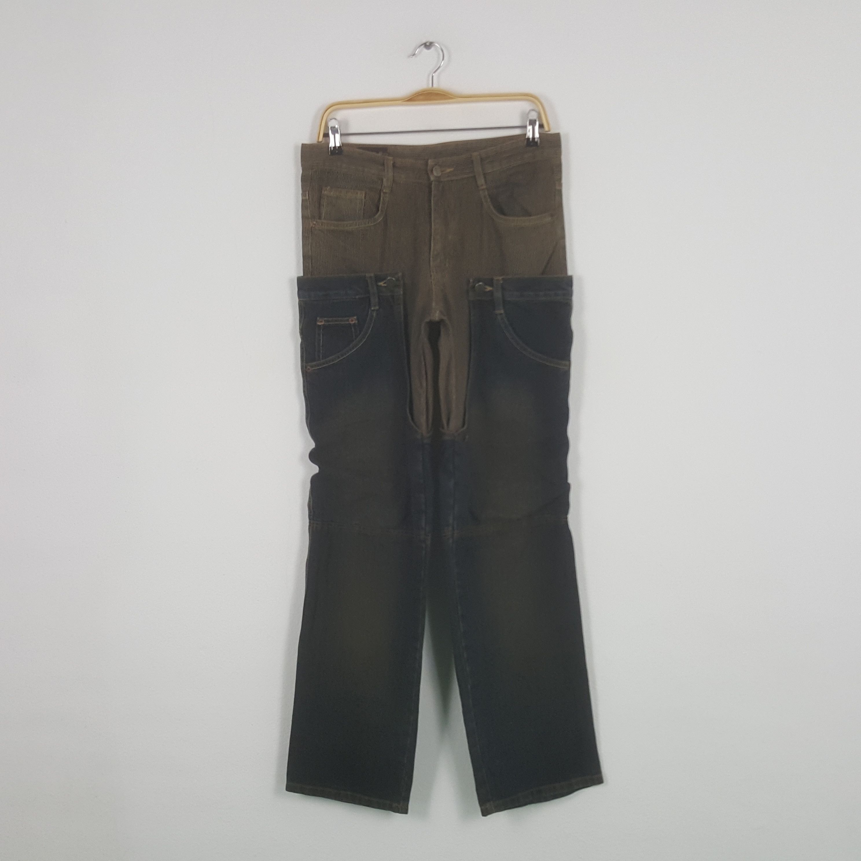 If Six Was Nine Vintage Winden Rare Double Waist Japanese Denim Jeans Size US 30 / EU 46 - 1 Thumbnail