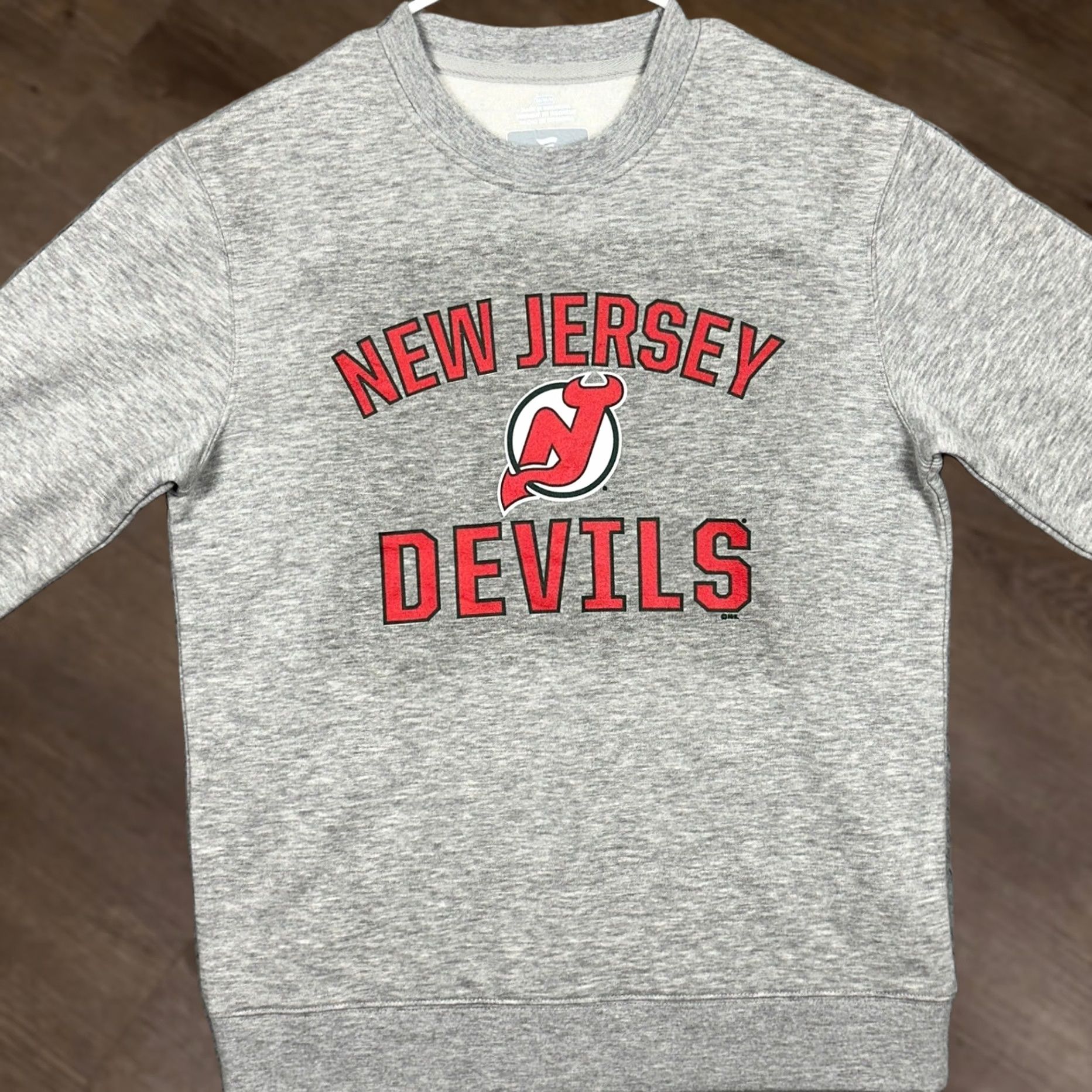 Vintage New Jersey Devils Fanatics Sweatshirt Mens M Grey Crewneck Pullover Size US M / EU 48-50 / 2 - 1 Thumbnail