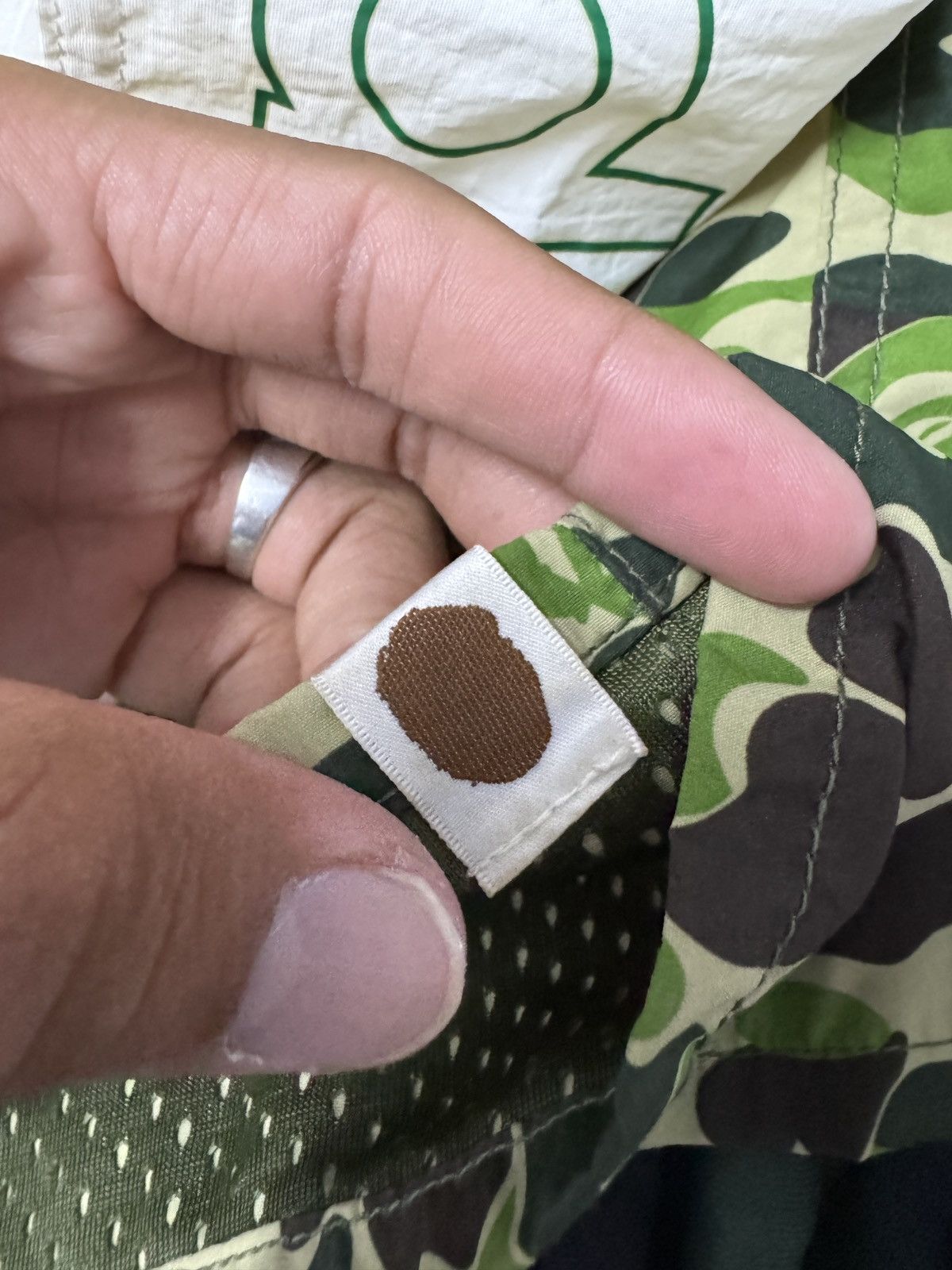 Bape Bape short green camo Size US 31 - 3 Thumbnail