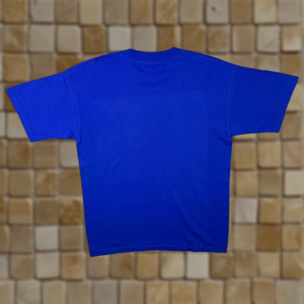 Vintage Screen Stars (2006) Moto X Motocross Bike Racing Cartoon Graphic Blue T-Shirt Medium Mens Shirt Casual Cotton Short Sleeve T-Shirt blue Size US M / EU 48-50 / 2 - 1 Thumbnail