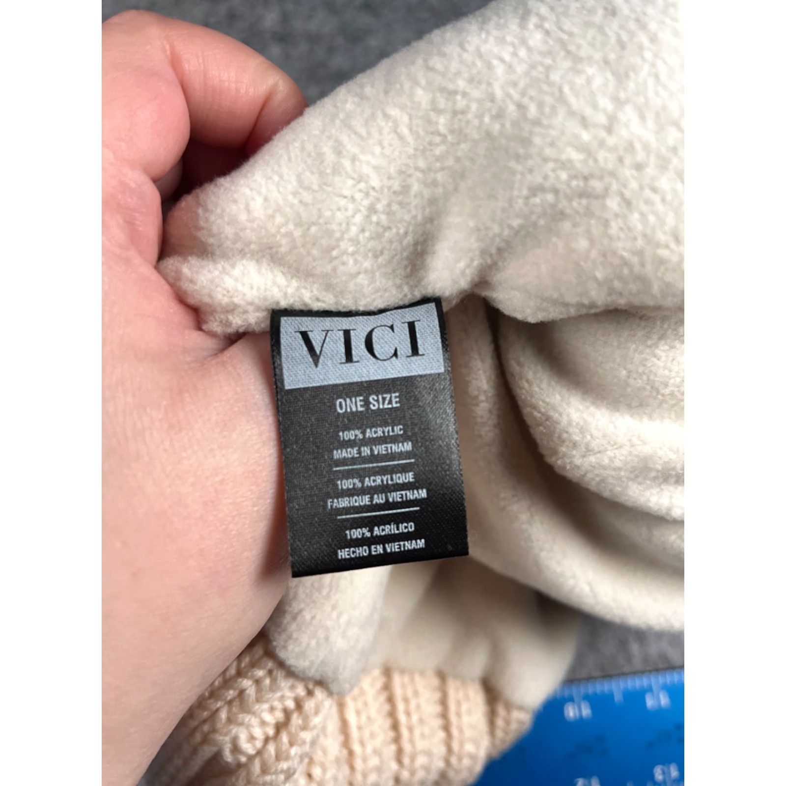 Pinko Vici Beanie Toque Women One Size Pink Blue Fair Isle Knit Acrylic Lined Ski Pom Size ONE SIZE - 7 Thumbnail