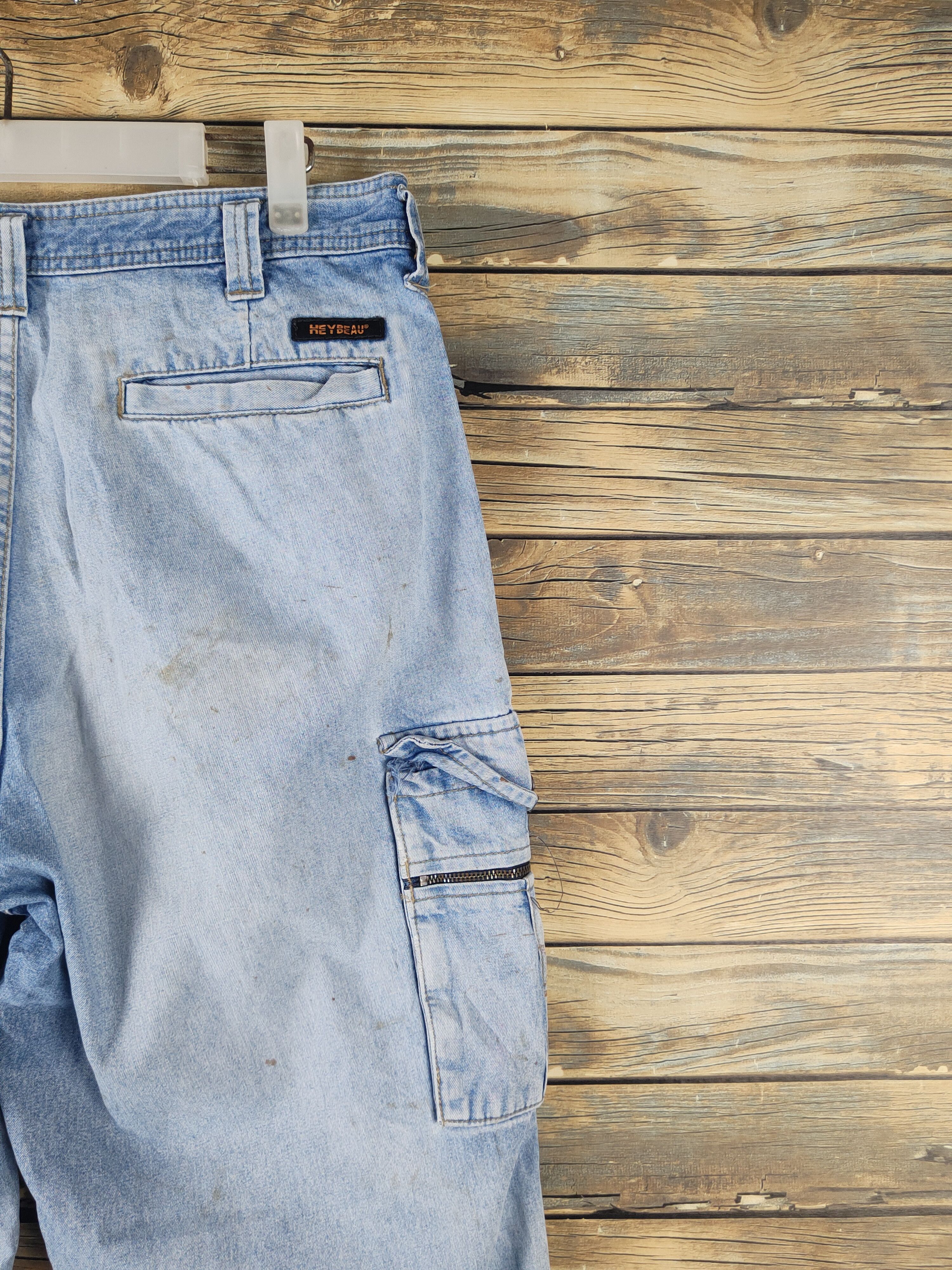 Japanese Brand DL Hey Beau Blue Distressed Ripped Jeans #2120 Size US 32 / EU 48 - 11 Thumbnail