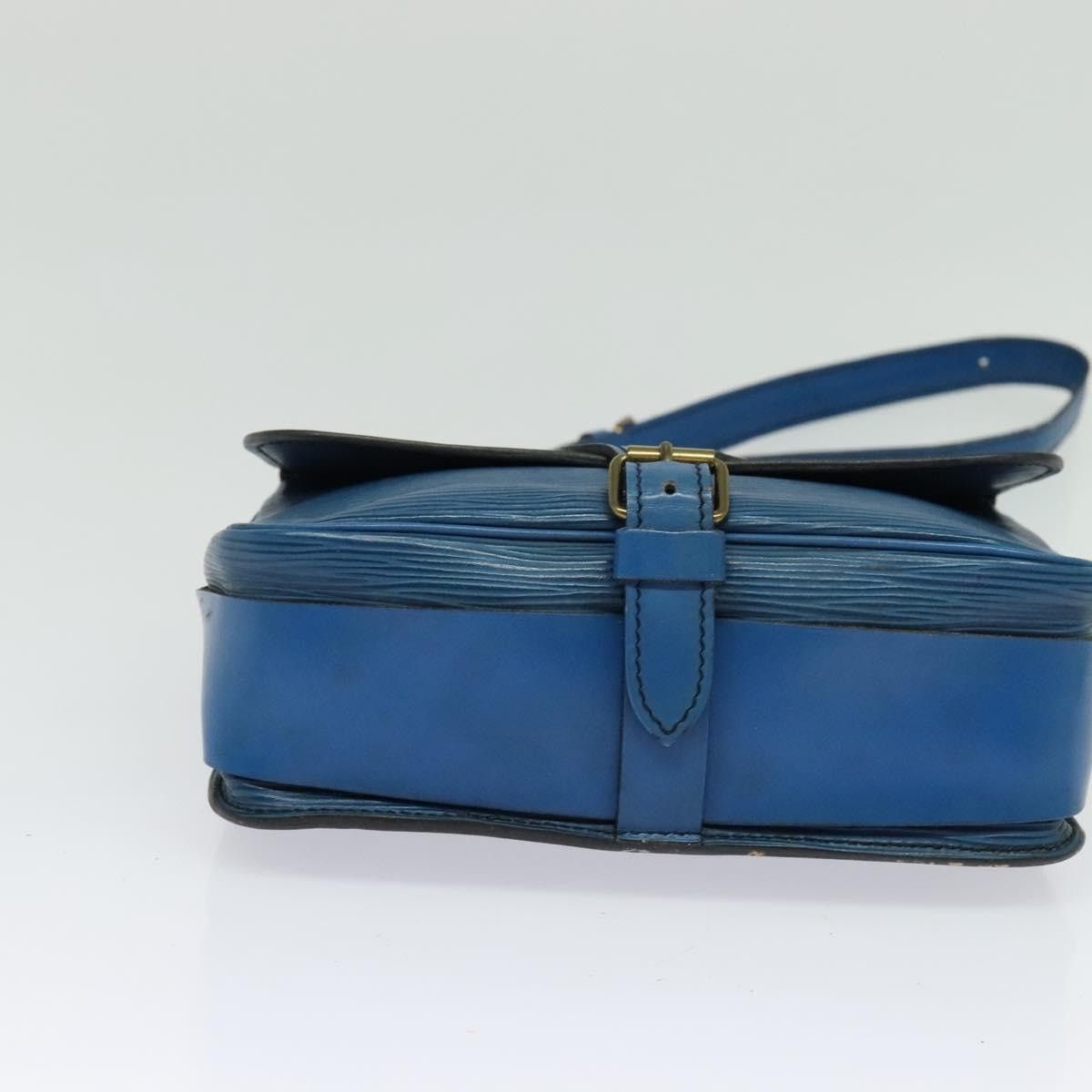 Louis Vuitton LOUIS VUITTON Epi Cartouchiere MM Shoulder Bag Blue M52245 Size ONE SIZE - 5 Thumbnail