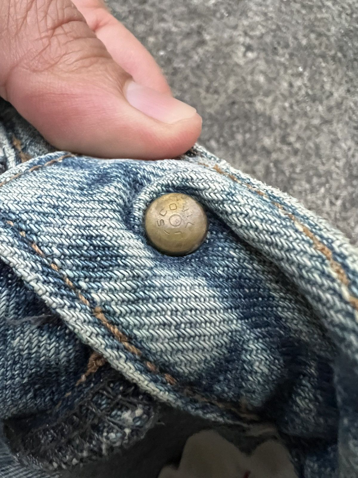 Big John × If Six Was Nine × Vintage VINTAGE 90’S BIG JOHN MUD WASH JEAN Size US 28 / EU 44 - 13 Thumbnail