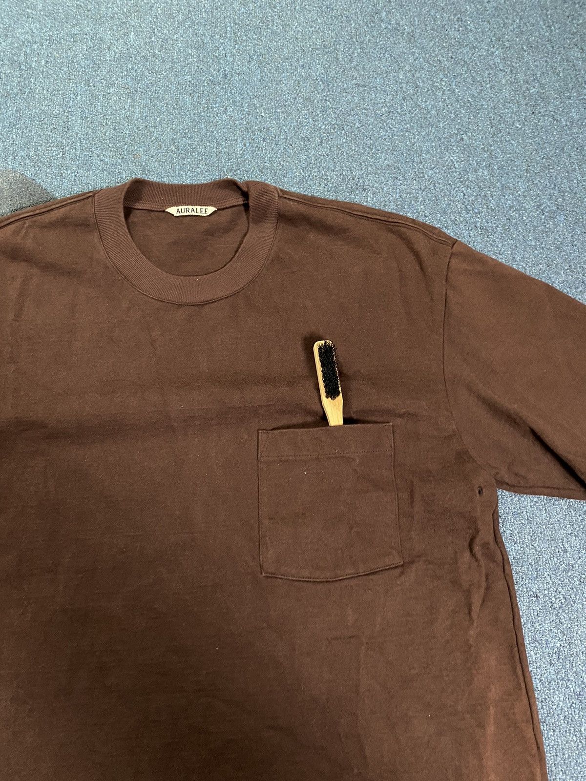 Auralee Auralee Pocket Tee Size US XL / EU 56 / 4 - 2 Thumbnail