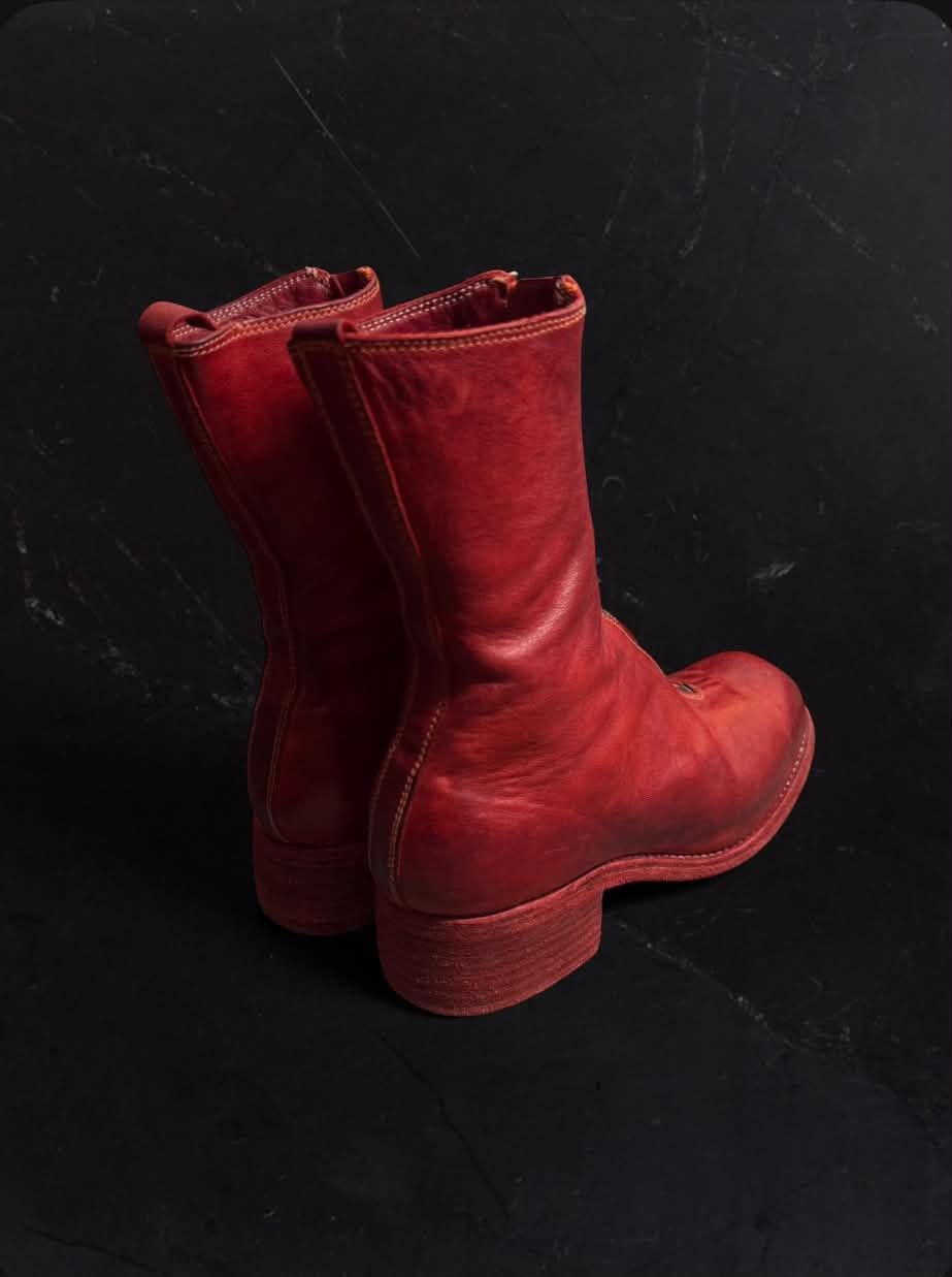 Guidi PL2 Guidi — Red Front zip Size US 5.5 / IT 35.5 - 3 Thumbnail