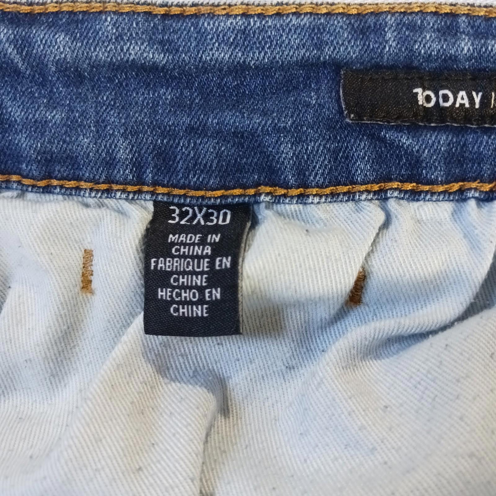 Kenneth Cole Women’s Kenneth Cole Slim Fit Women Blue Stretch Jeans 32x30 Size 32" / US 10 / IT 46 - 4 Thumbnail