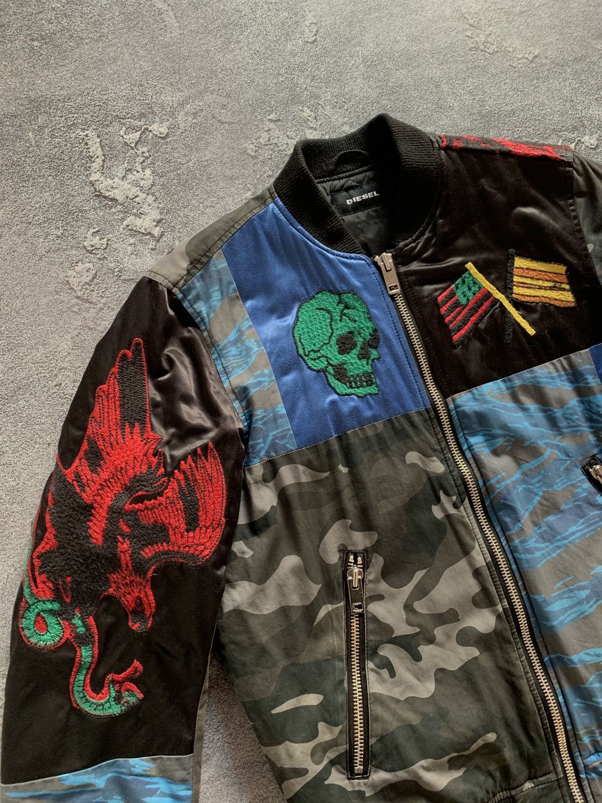 Diesel Diesel Get Up Question Everything Japanese Skull Bomber Size US S / EU 44-46 / 1 - 4 Thumbnail