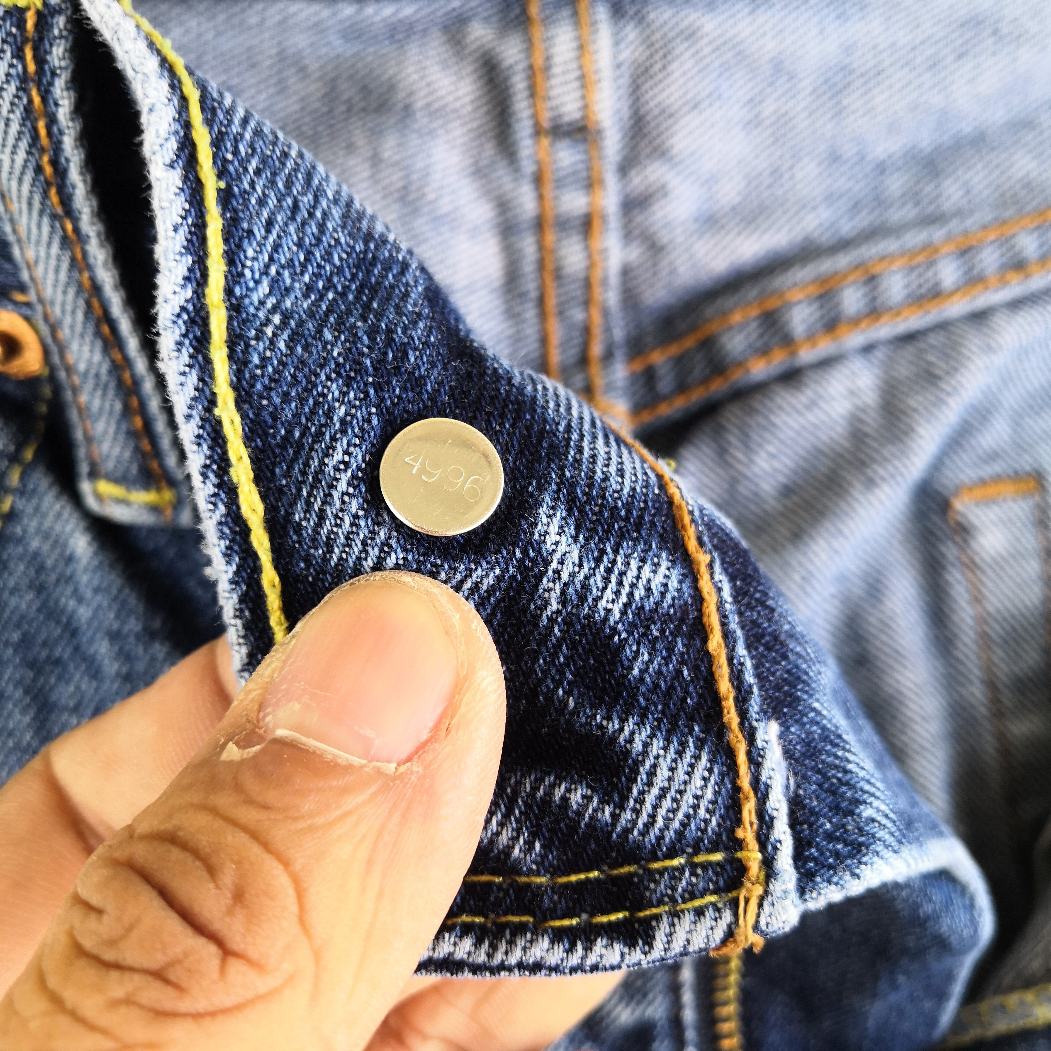 Levi's Vintage Levis 551 Distressed Jeans Levi's Stonewash Denim Size US 34 / EU 50 - 6 Thumbnail