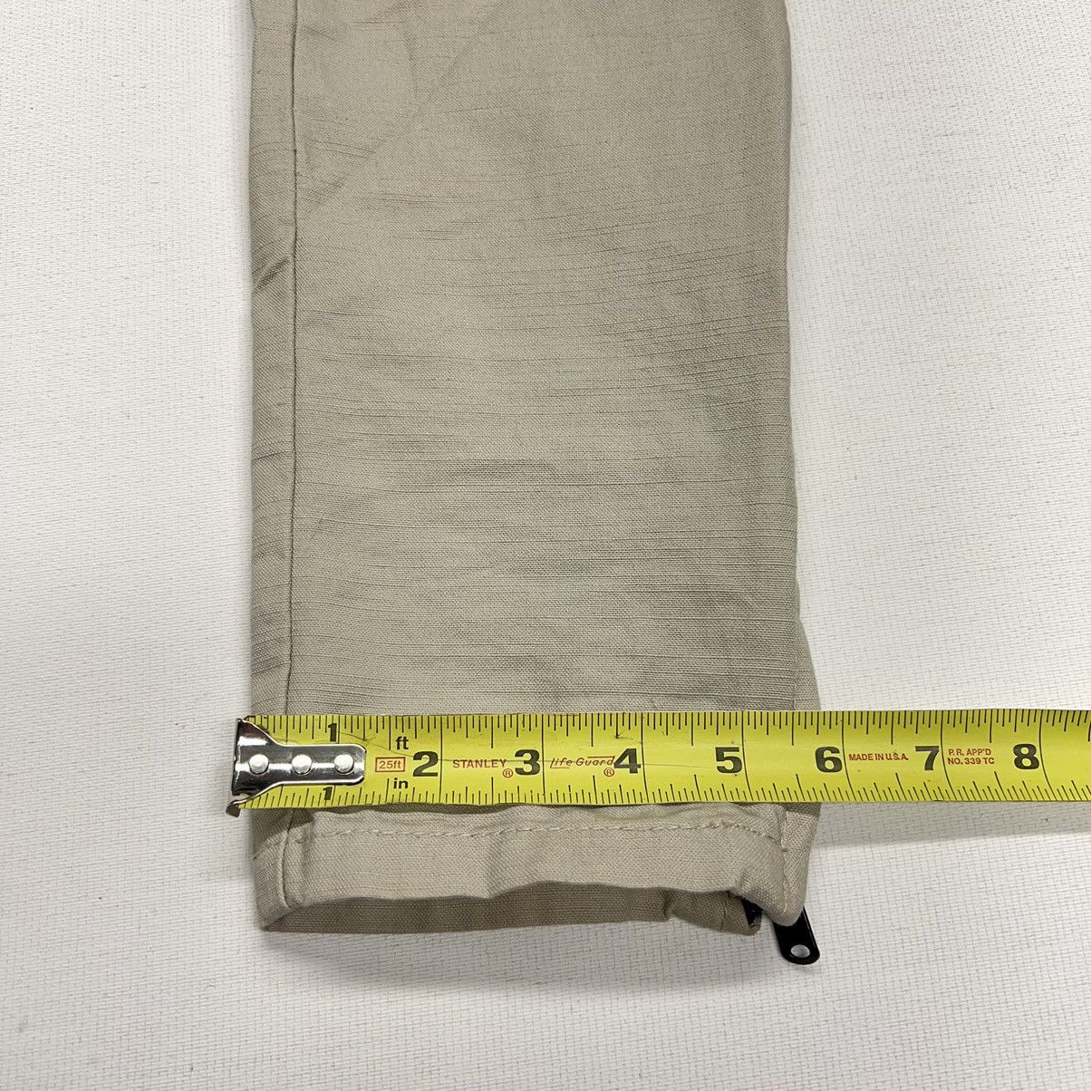Essentials × FOG FOG Essentials Cargo Pants Beige Ankle Zip Drawstring Size US 32 / EU 48 - 17 Thumbnail
