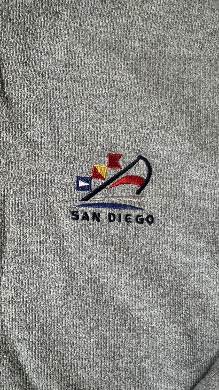 Vintage VINTAGE SAN DIEGO CRAZY SHIRTS BUTTON TIE NECK SWEATSHIRT Size US XXL / EU 58 / 5 - 2 Thumbnail