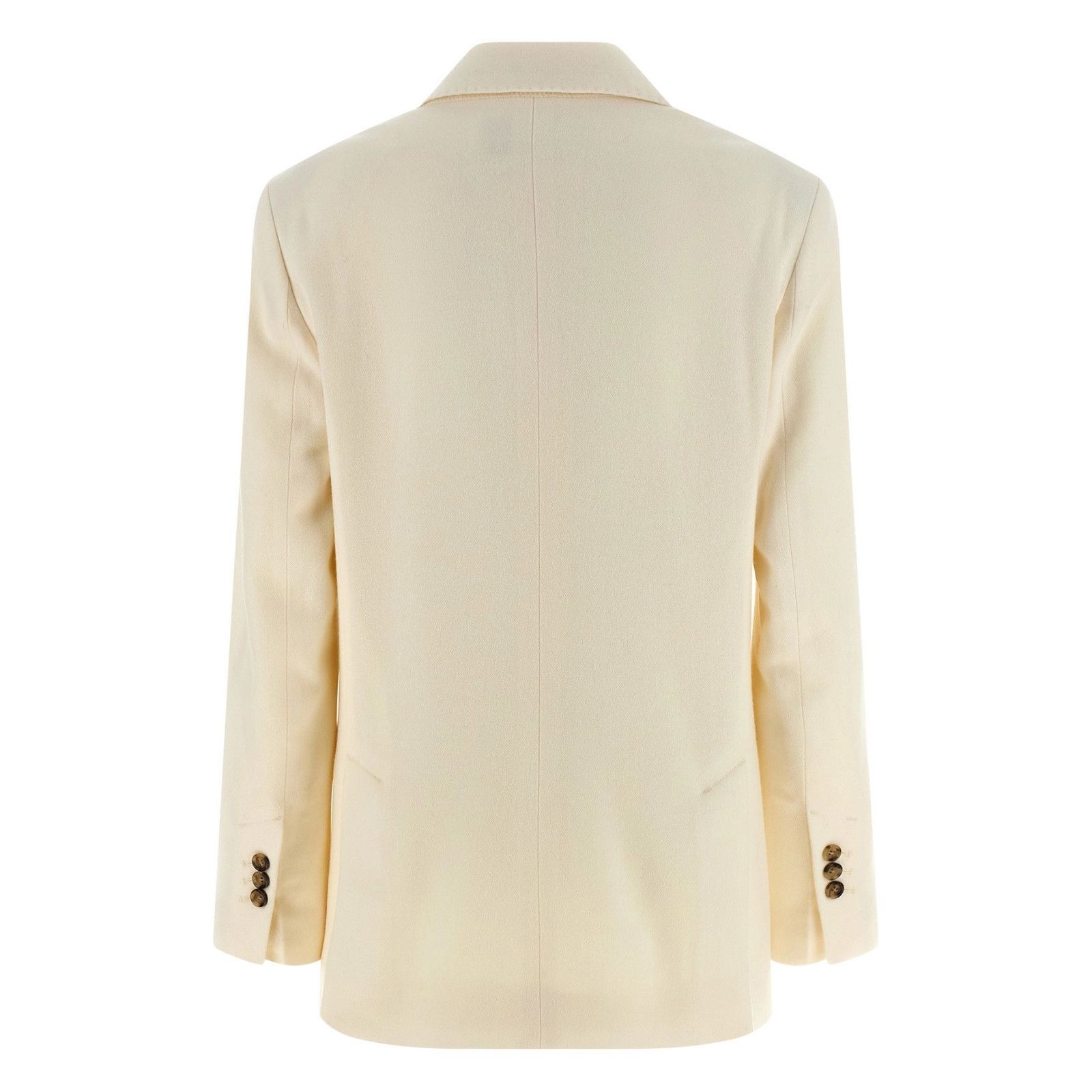 AMI AMI PARIS White Wool Blazer Jacket New & Authentic (Women's Size XS / US 0-2 / IT 36-38 - 2 Thumbnail
