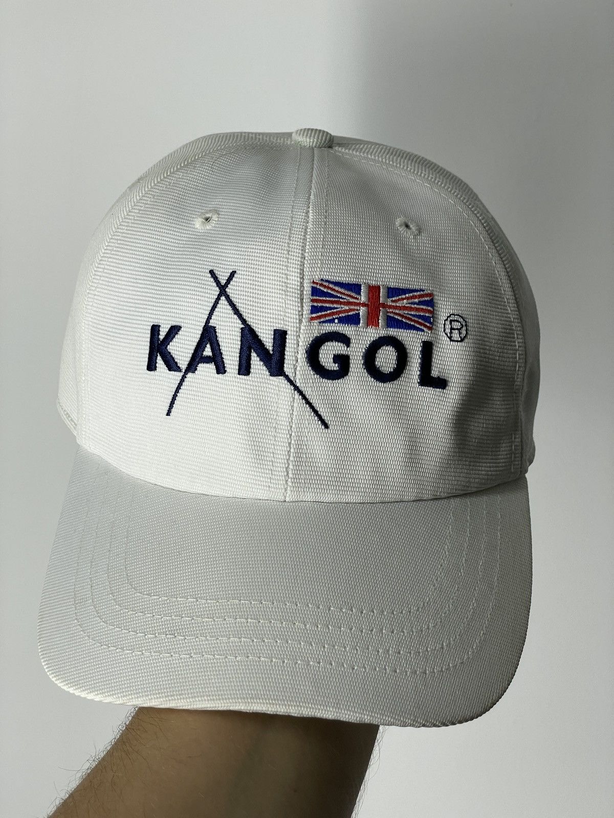 Kangol Vintage Kangol Nylon hat Embroidered Big logo Britan Hat Size ONE SIZE - 3 Thumbnail