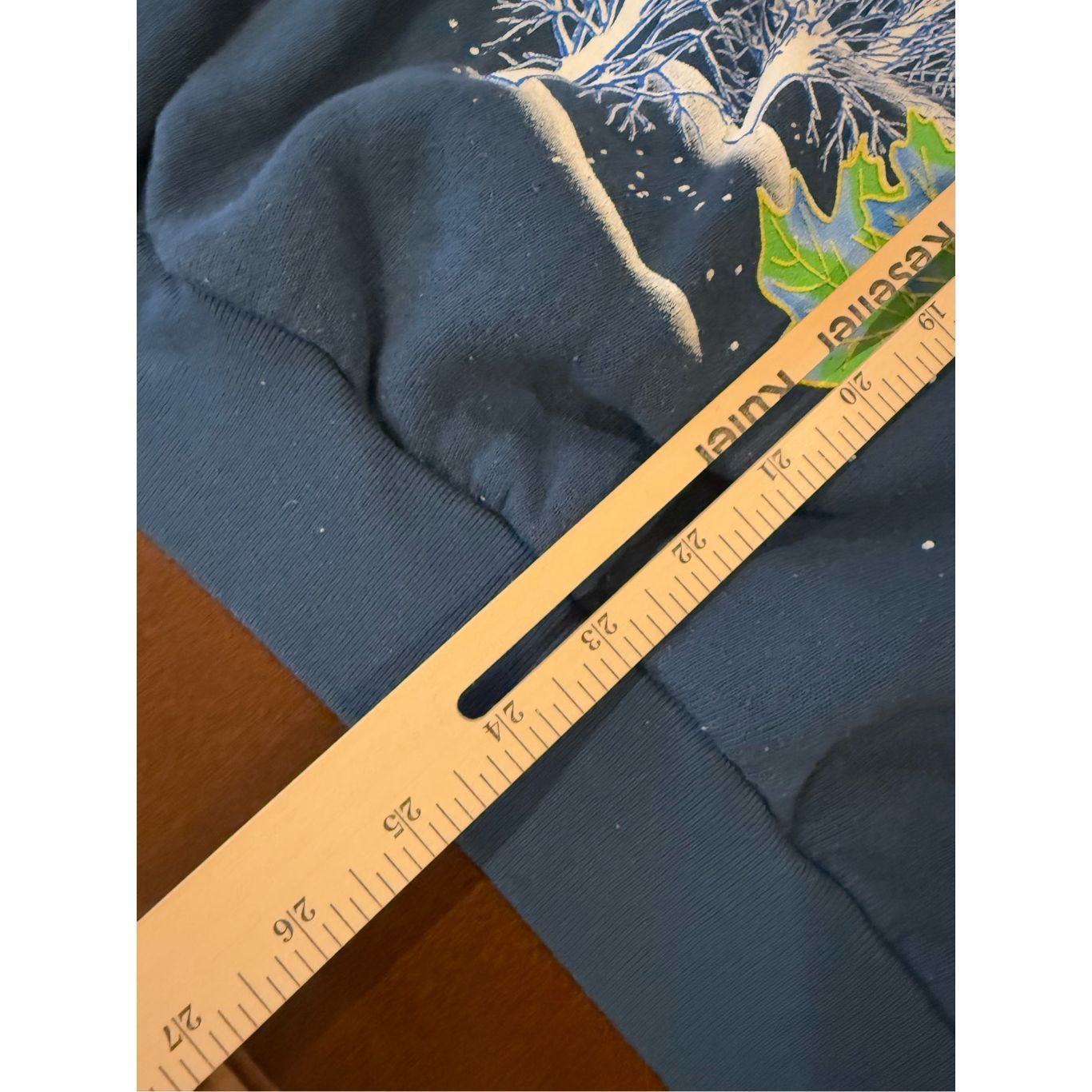Vintage Size XL - vintage 1900s cute nature fall winter scene embroi Size XL / US 12-14 / IT 48-50 - 5 Thumbnail