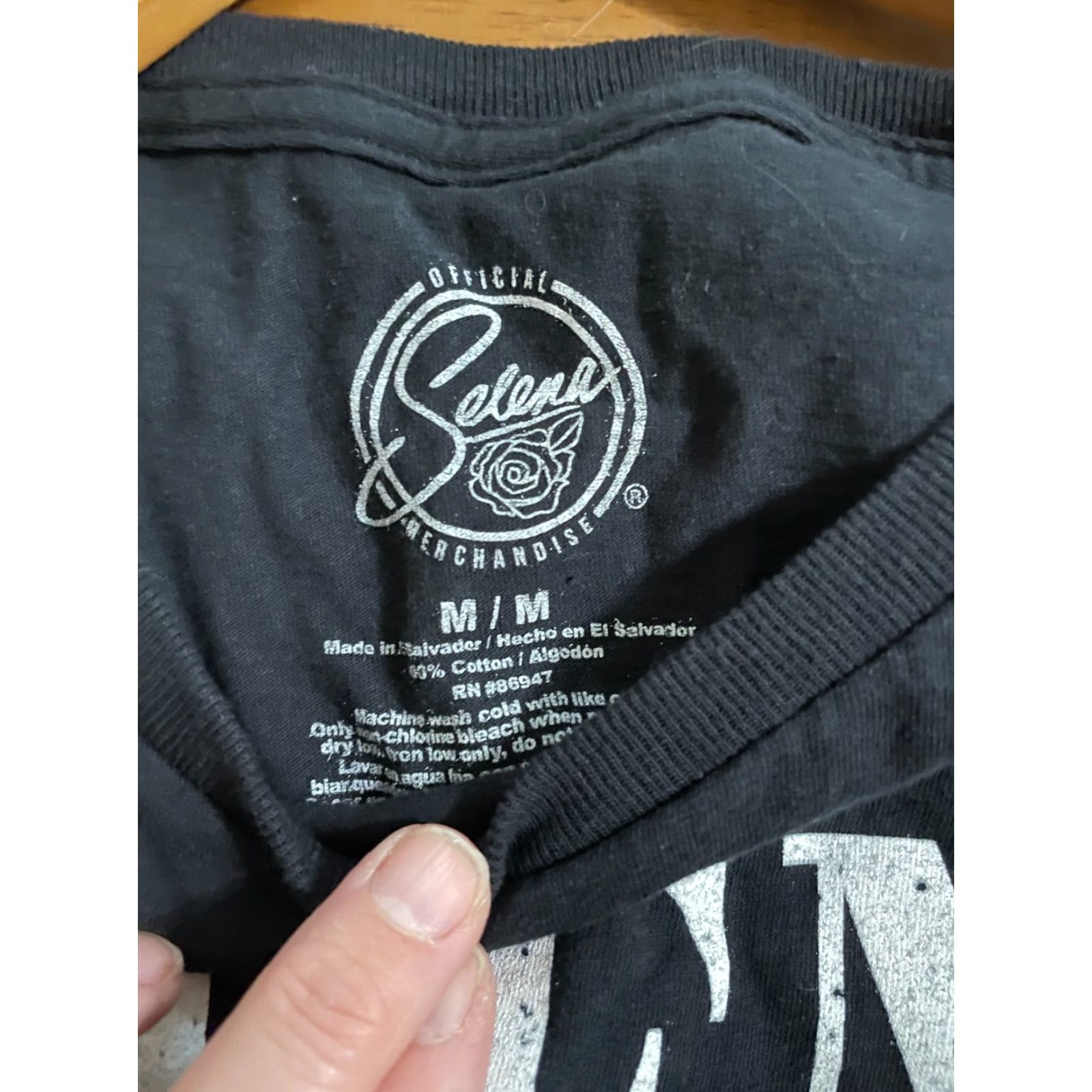 Vintage Selena Si Una Vez T-Shirt Black Medium Mens Size US M / EU 48-50 / 2 - 3 Thumbnail