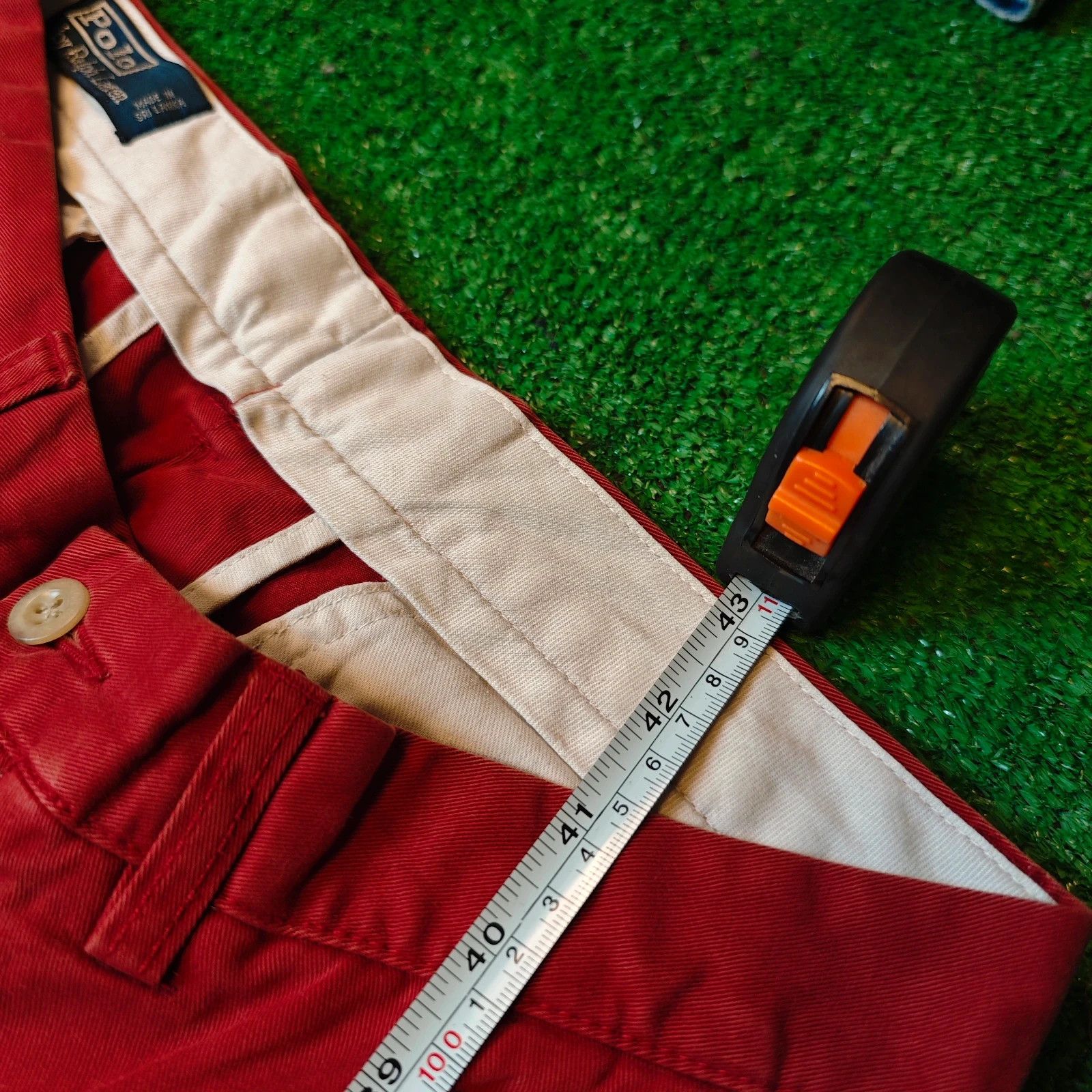 Polo Ralph Lauren × Vintage Vintage Polo Ralph Lauren Chino Pants 30x32 red trousers Size US M / EU 48-50 / 2 - 18 Thumbnail