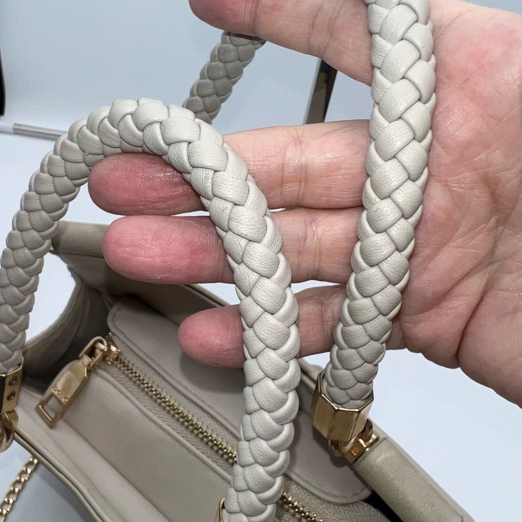 Bebe Bebe Stud Micro Shopper with Unbranded Gold Chain Crossbody Size ONE SIZE - 6 Thumbnail