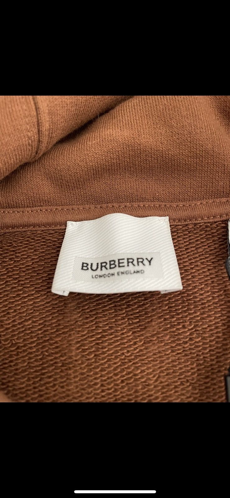 Burberry 500$ Burberry Logo Hoodie "Dark Birch" Size US XXL / EU 58 / 5 - 4 Thumbnail
