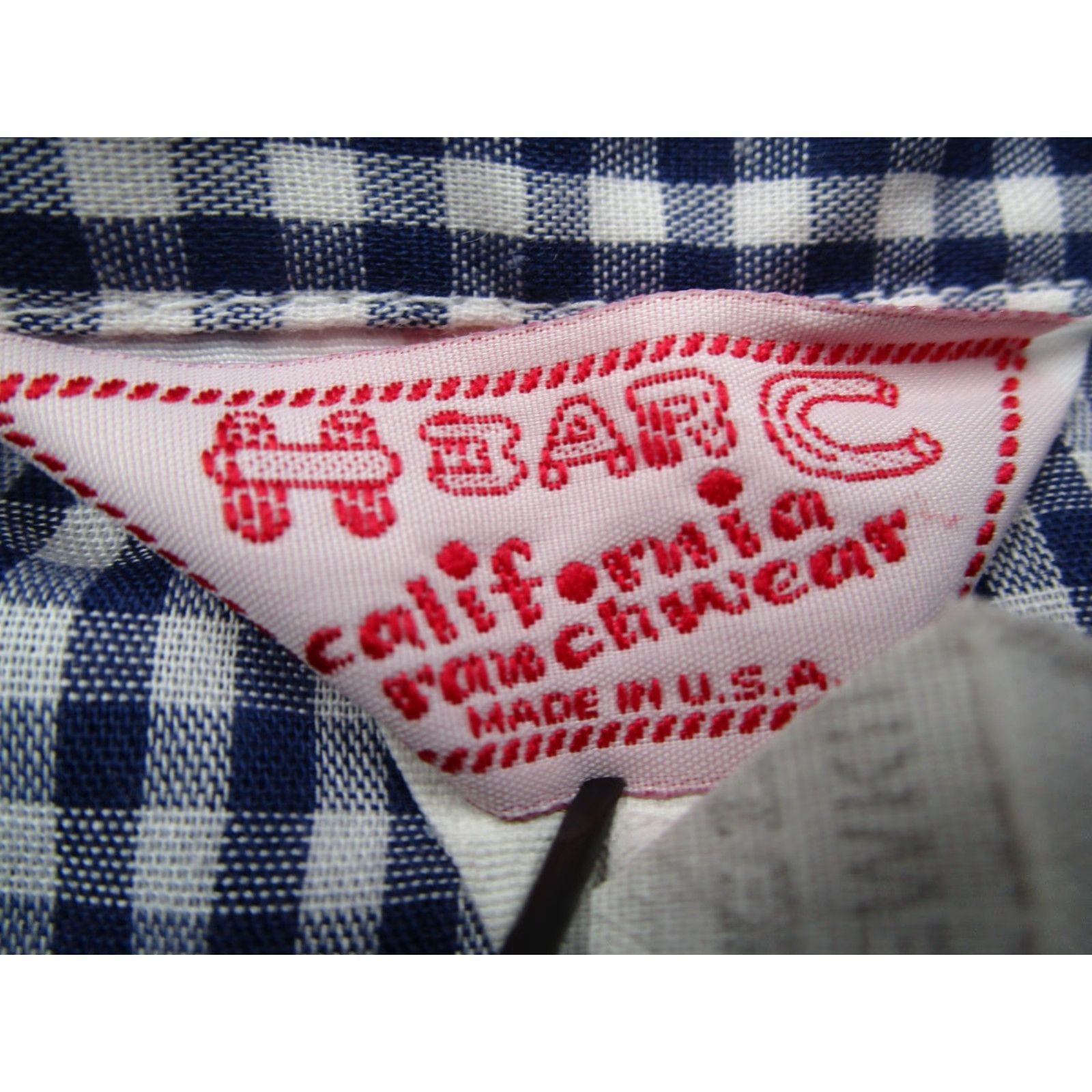 Vintage VINTAGE H Bar C Women’s Blue Check Button-Up Shirt Casual Western Yoke Pearl Snaps 70s Size XS / US 0-2 / IT 36-38 - 3 Thumbnail