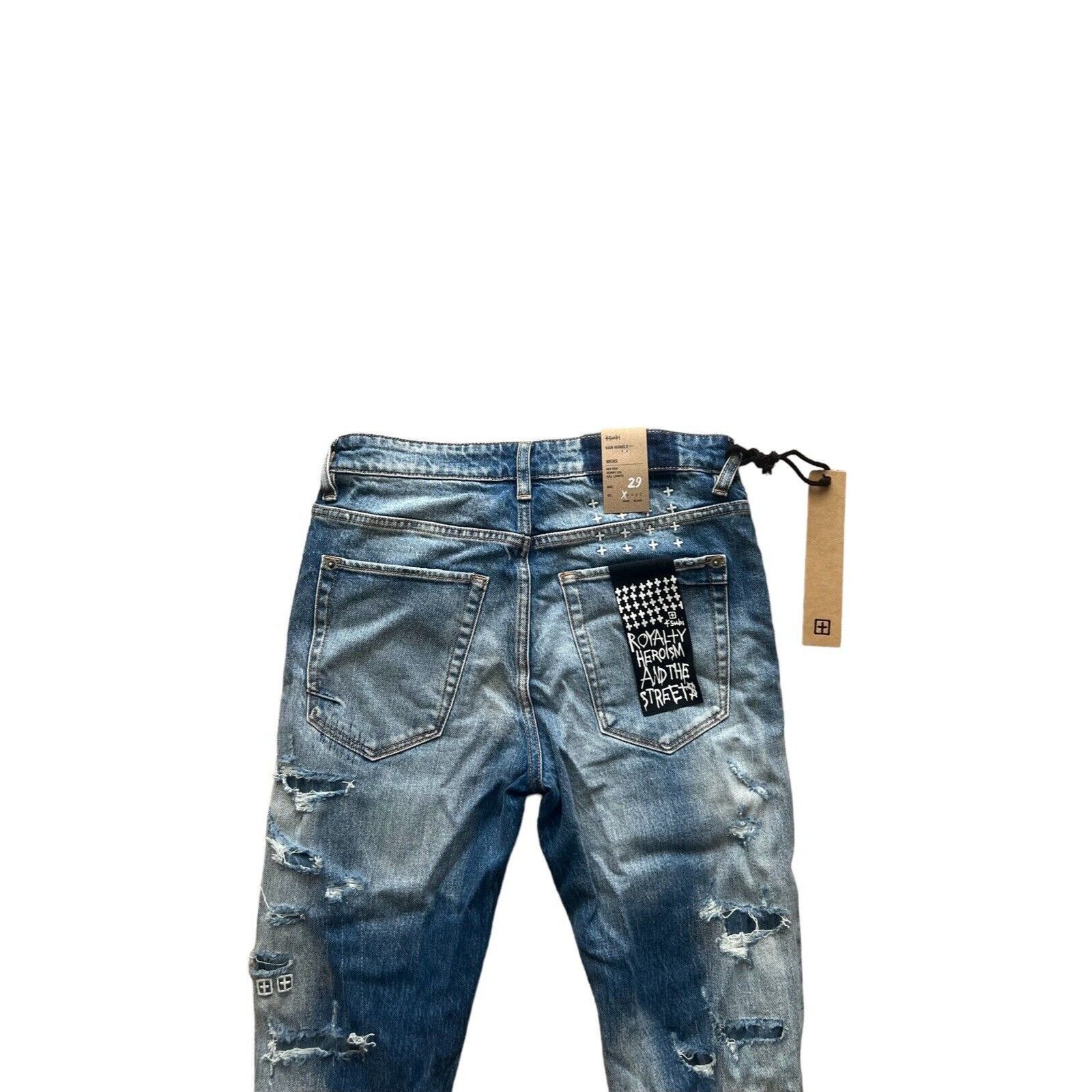 Ksubi Ksubi Jeans Mens Van Winkle Skinny Leg Blue $260 Size 29/32 Size US 29 - 4 Thumbnail