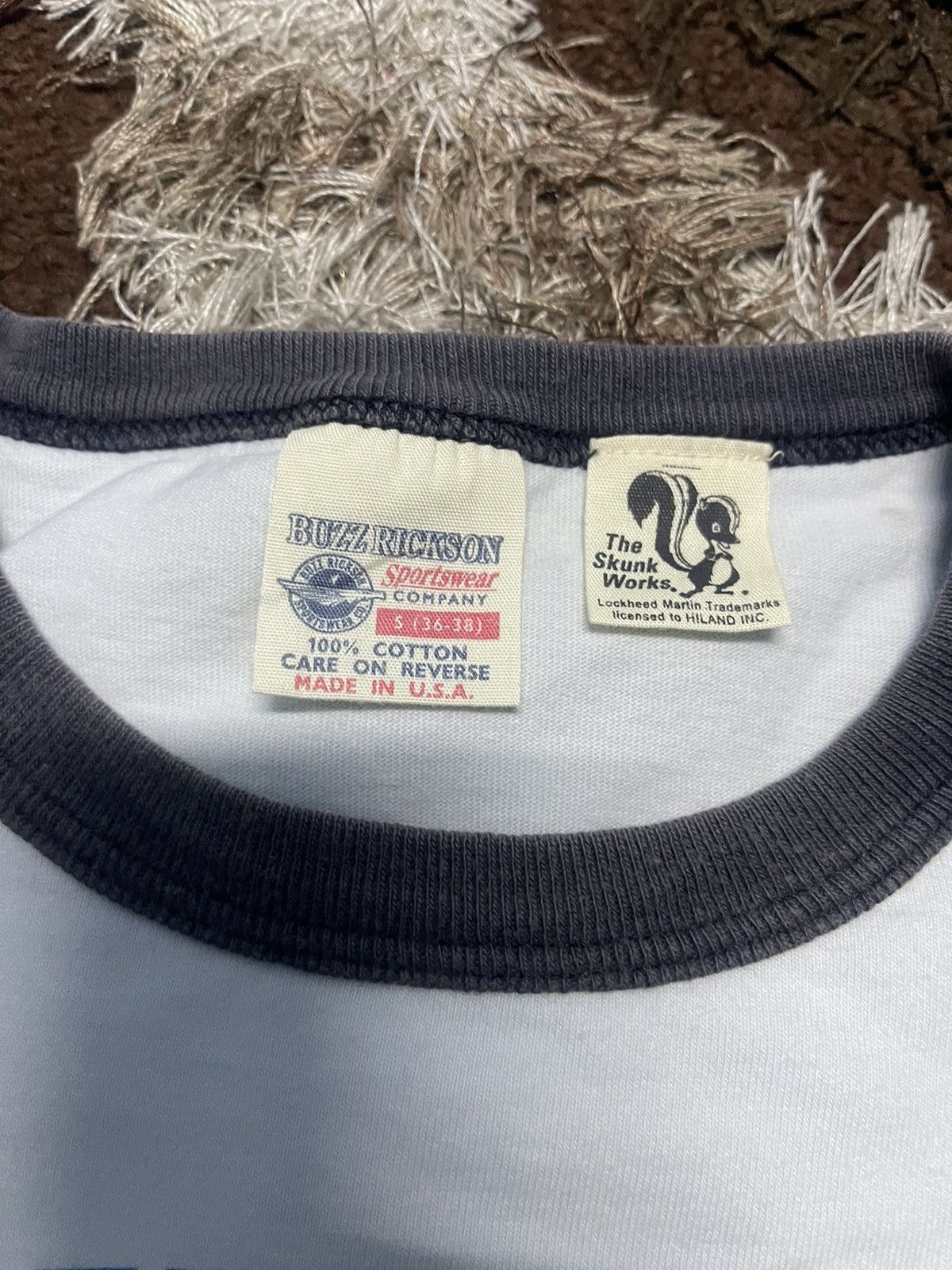 Buzz Rickson's VINTAGE BUZZ RICKSON THE SKUNK WORK TEE VERY RARE Size US S / EU 44-46 / 1 - 3 Thumbnail