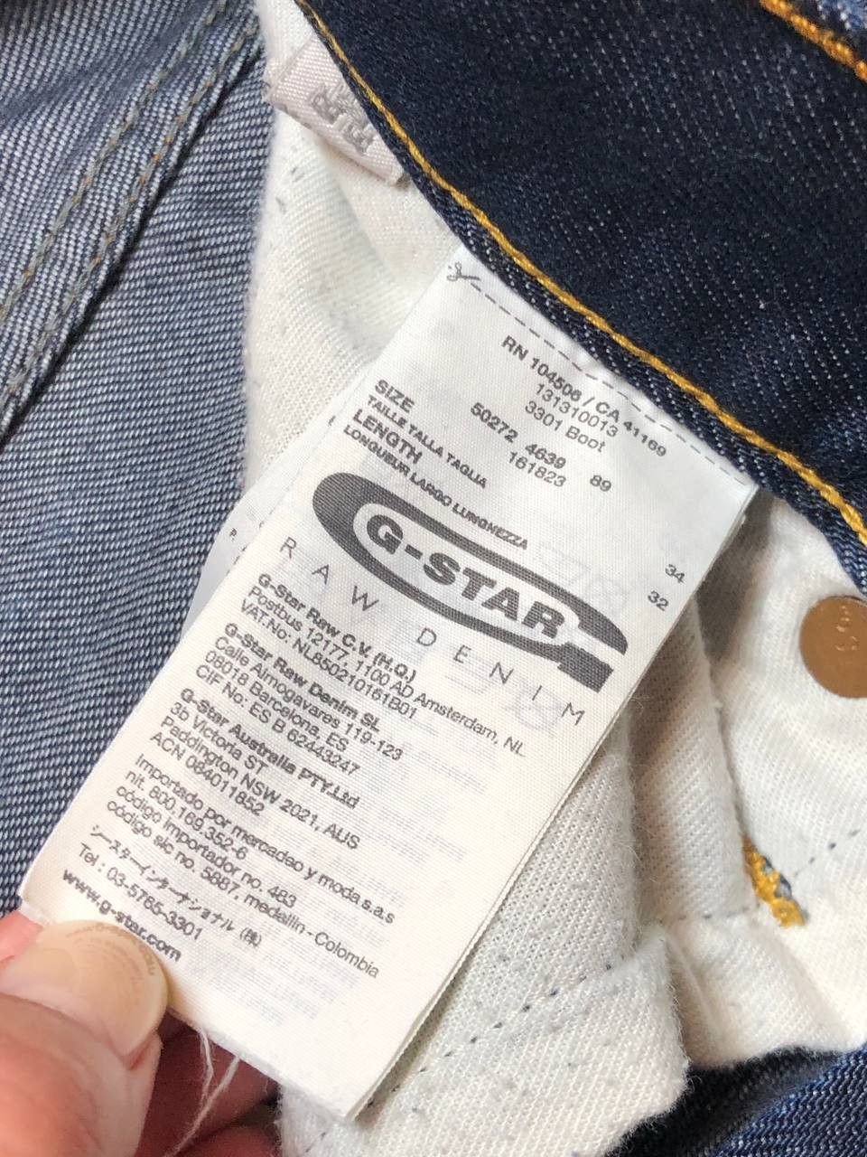 G-Star G-Star Denim Jeans Size US 34 / EU 50 - 2 Thumbnail
