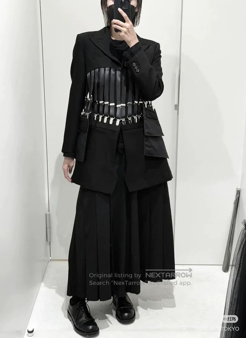 Noir Kei Ninomiya Noir Kei Ninomiya Deconstructed metallic jacket Size S / US 4 / IT 40 - 2 Thumbnail