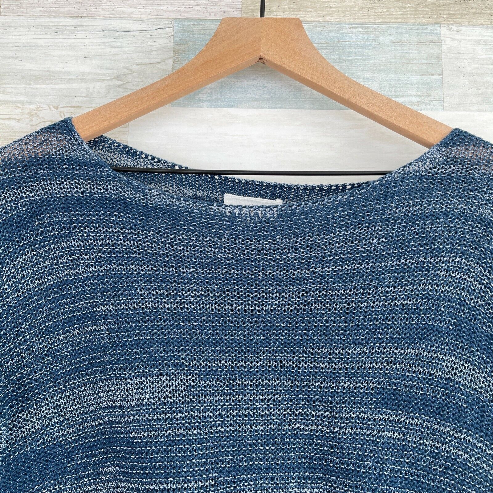 Lou & Grey Lou & Grey Spaceknit Sweater Blue Drop Shoulder Womens S Size S / US 4 / IT 40 - 2 Thumbnail