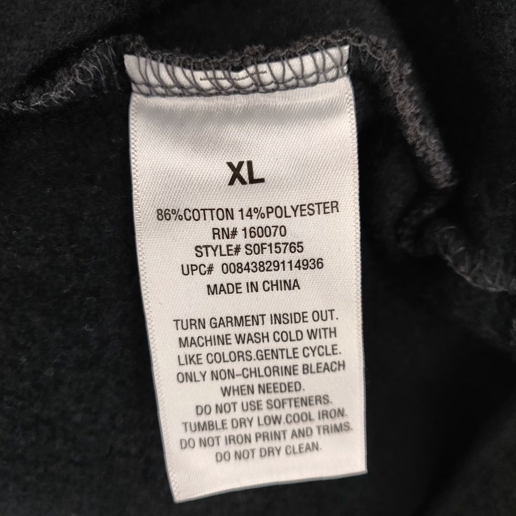Vintage Vortex Hoodie Mens XL Gray Pullover Sweatshirt Hooded Pockets Regular Logo Army Outdoor Sports Winter Fall Size US XL / EU 56 / 4 - 7 Thumbnail