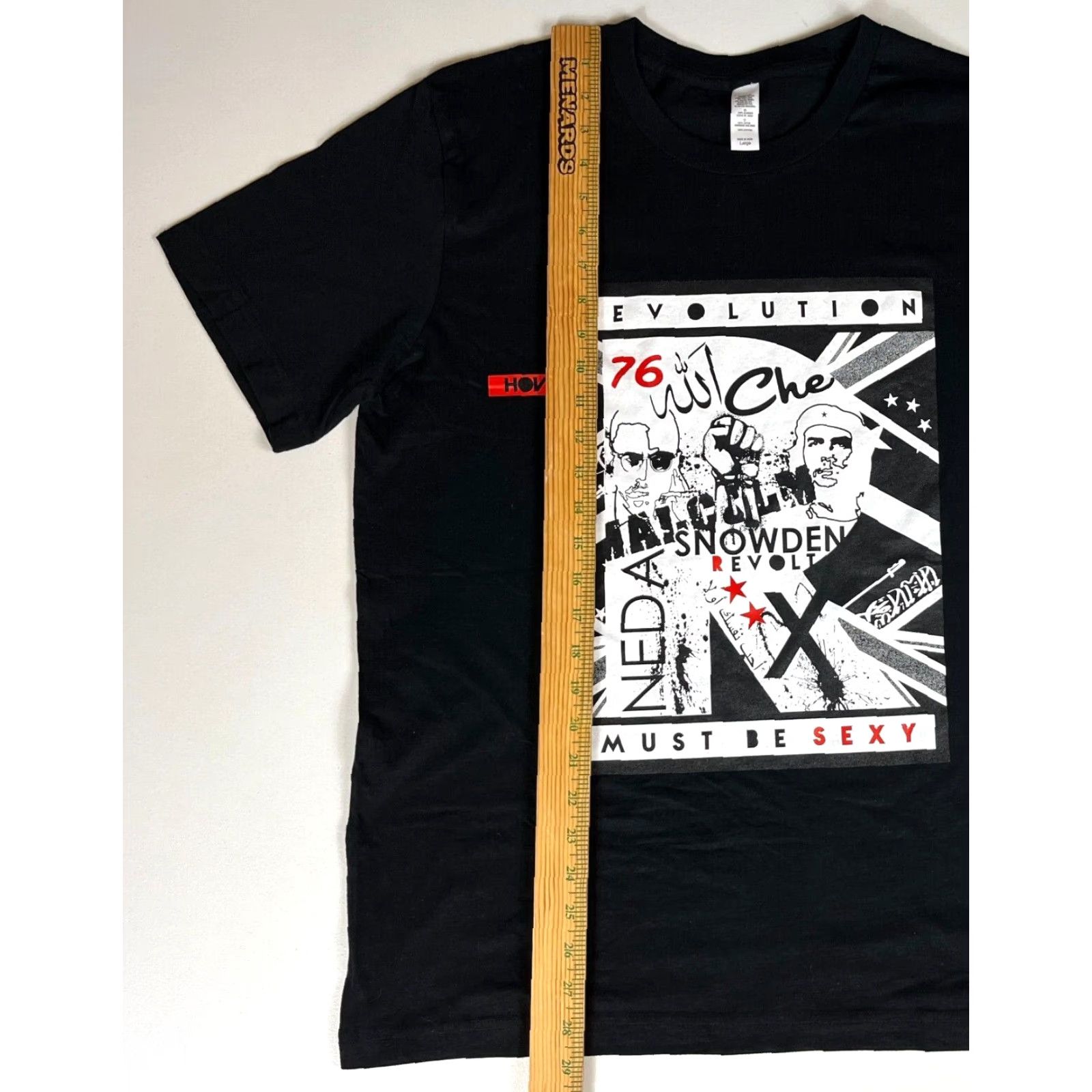 Vintage NWOT 'Revolution Must Be Sexy' Graphic T-Shirt Sz L Unisex Adult T-Shirt Black 100% Cotton Short Sleeve Crew Neck Men Womens Boys Girls XXL? Size US L / EU 52-54 / 3 - 5 Thumbnail