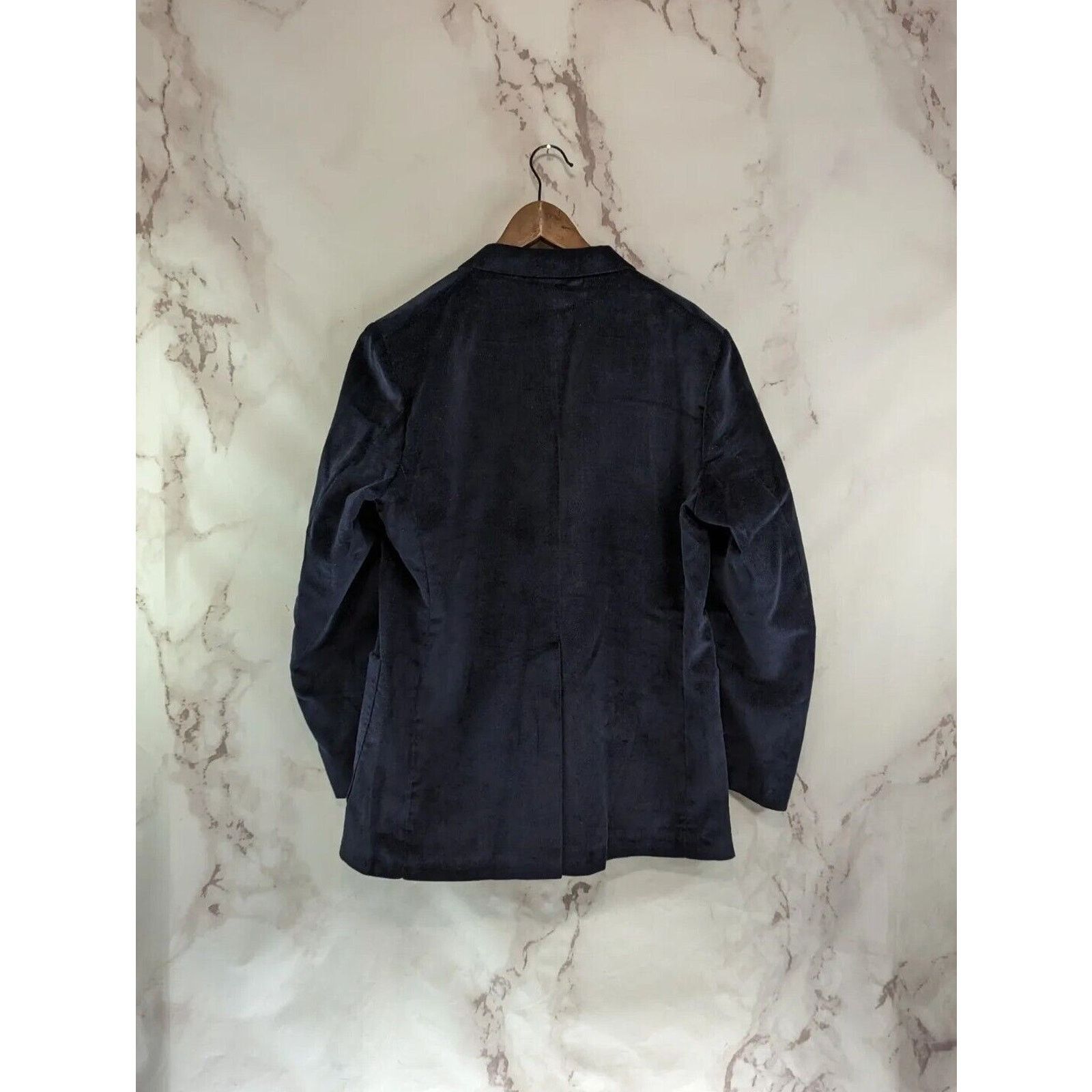 Levi's Vintage Levis Blazer Mens 42R Large Navy Blue Jacket Velvet Size 42R - 5 Thumbnail