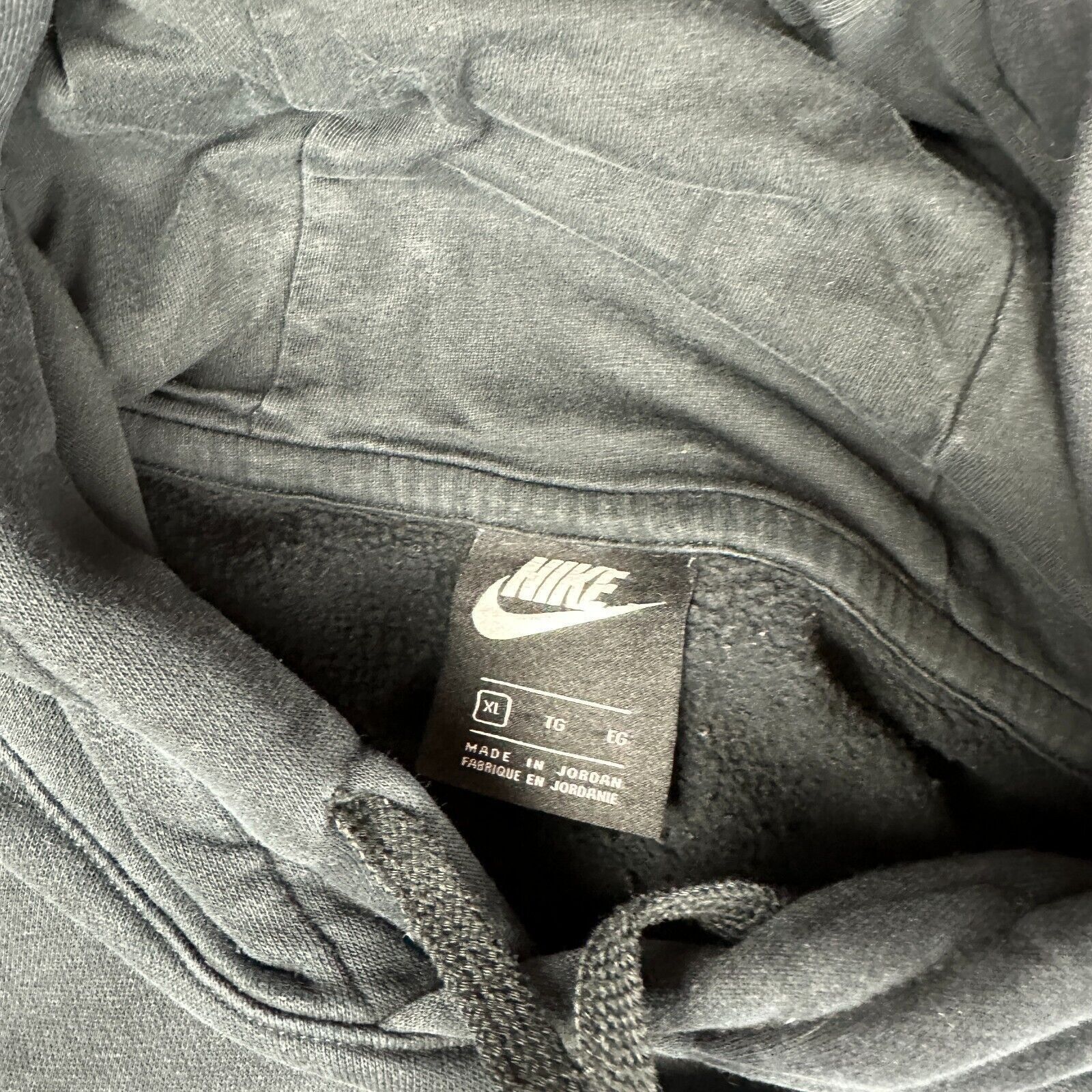 Nike Nike Mens Black Pullover Hoodie Sweater Size XL Essential Size US XL / EU 56 / 4 - 4 Thumbnail