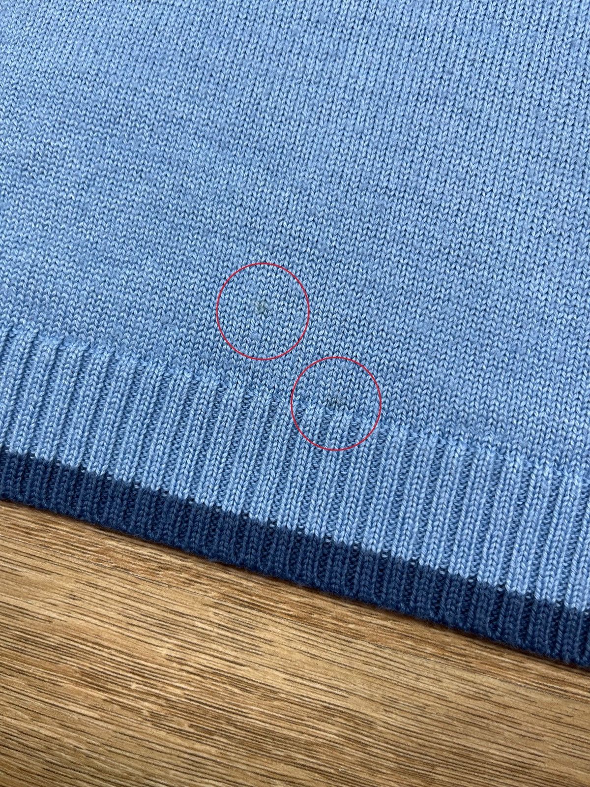 Yves Saint Laurent Vintage Yves Saint Laurent Knit Sweater YSL Big Logo Blue Size US XXL / EU 58 / 5 - 5 Thumbnail
